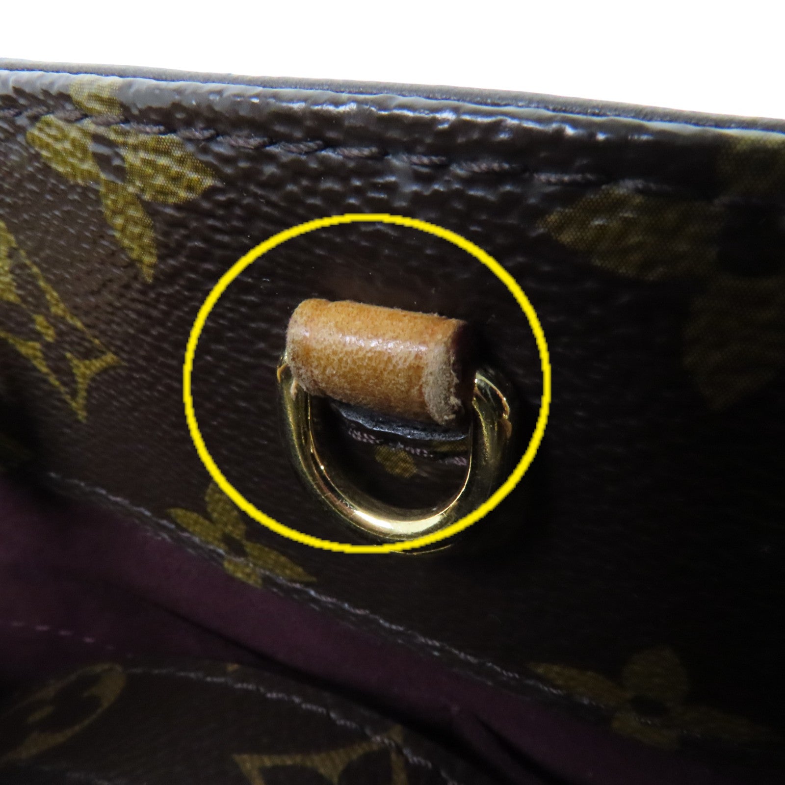 LOUIS VUITTON Monogram Montaigne BB金扣手挽肩背兩用袋