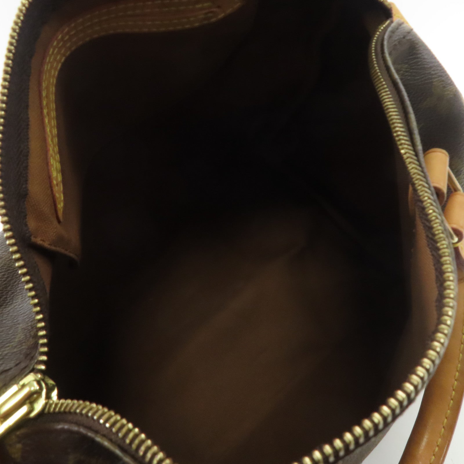 LOUIS VUITTON Monogram Speedy 30金扣手挽袋棕色