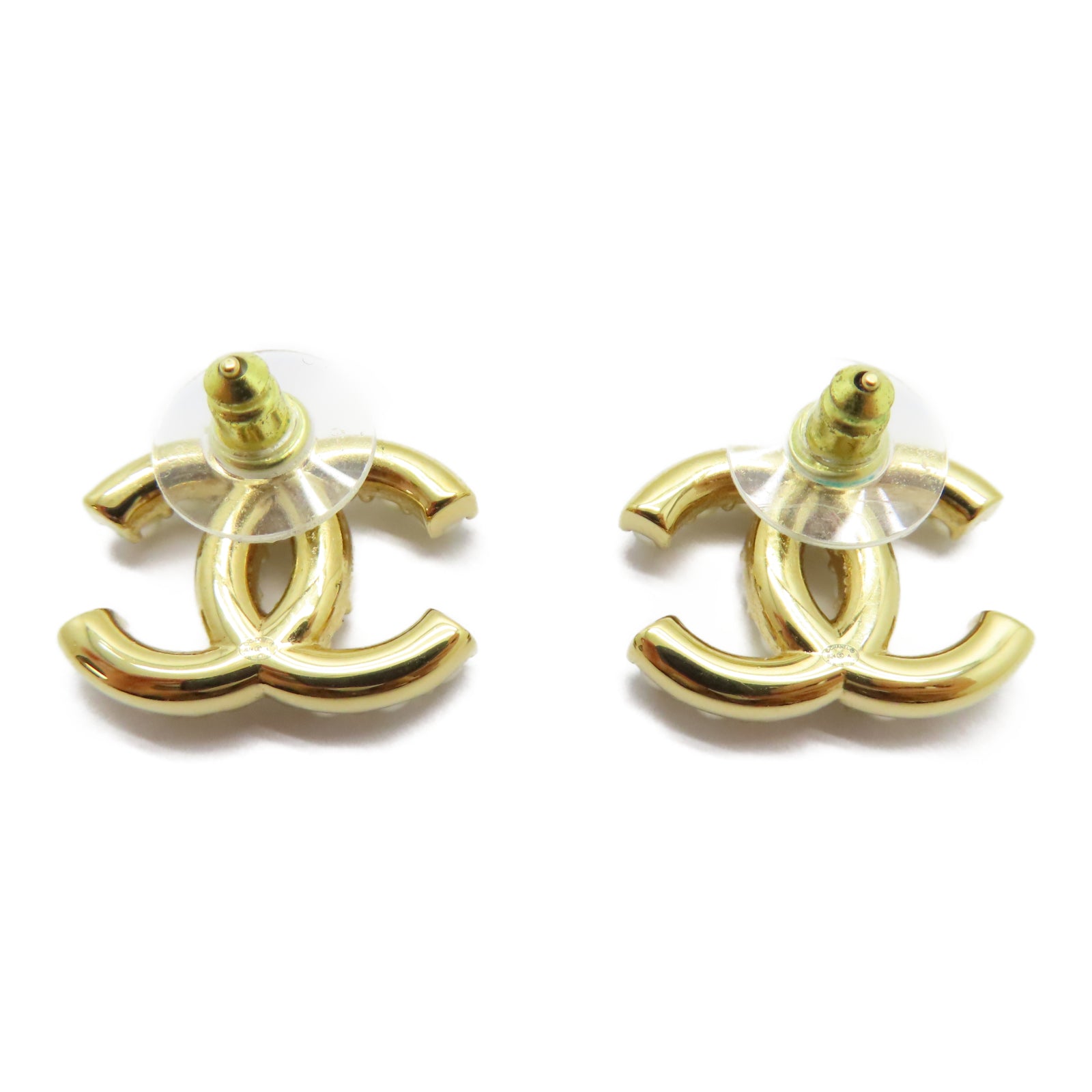 CHANEL 金屬Earrings耳環金色