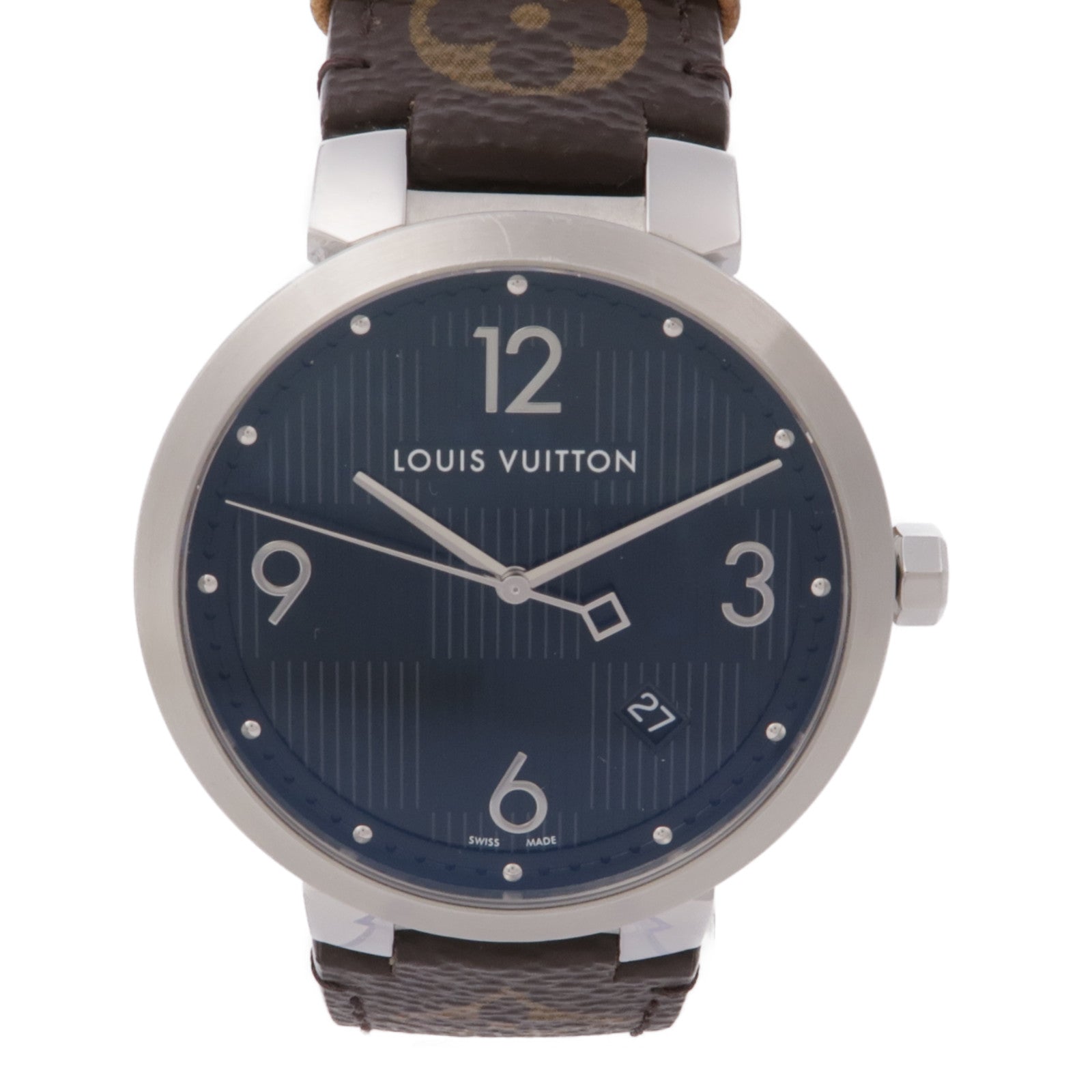 LOUIS VUITTON Tambour Damier Q1D00