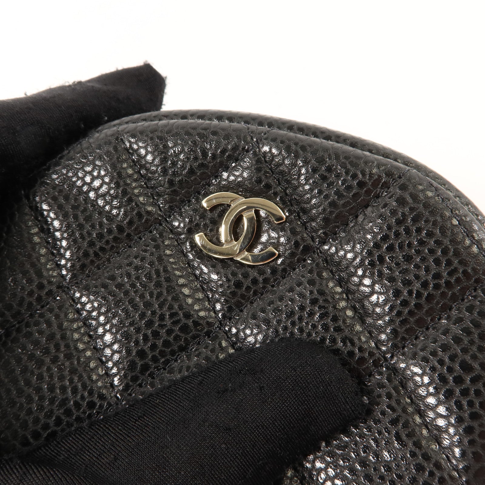 CHANEL 牛皮皮革Classic Round Coin Purse金扣零錢包