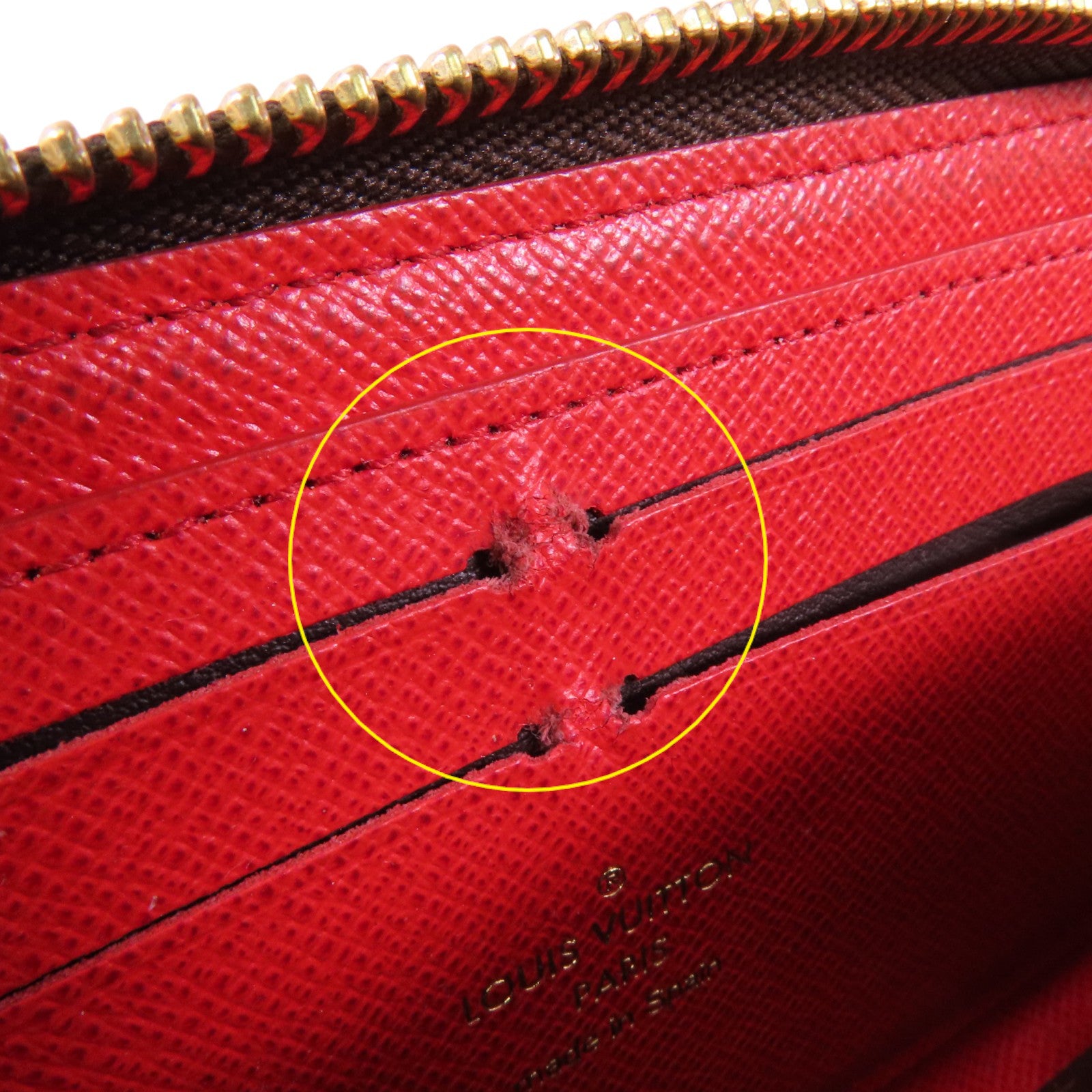 LOUIS VUITTON Monogram Clemence金扣拉鏈長錢包