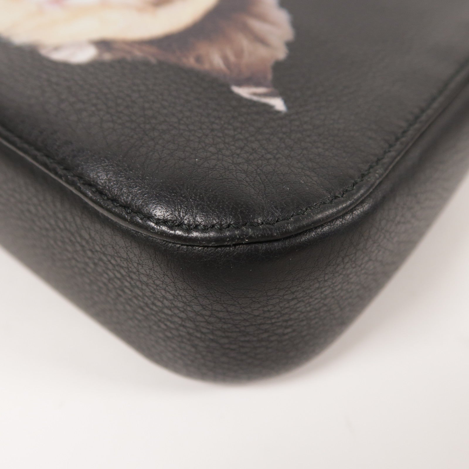 BALENCIAGA SHW Everyday Camera Shoulder Bag Calfskin Leather Black