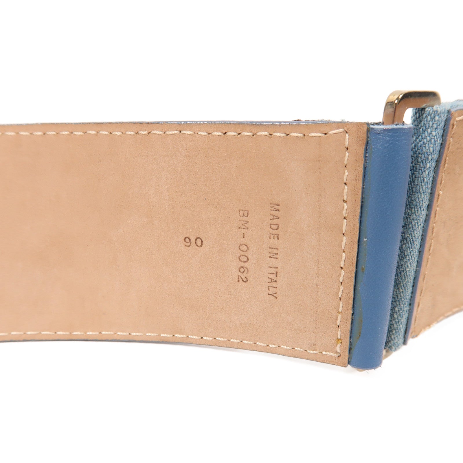 Dior 牛仔布/皮革Belt皮帶