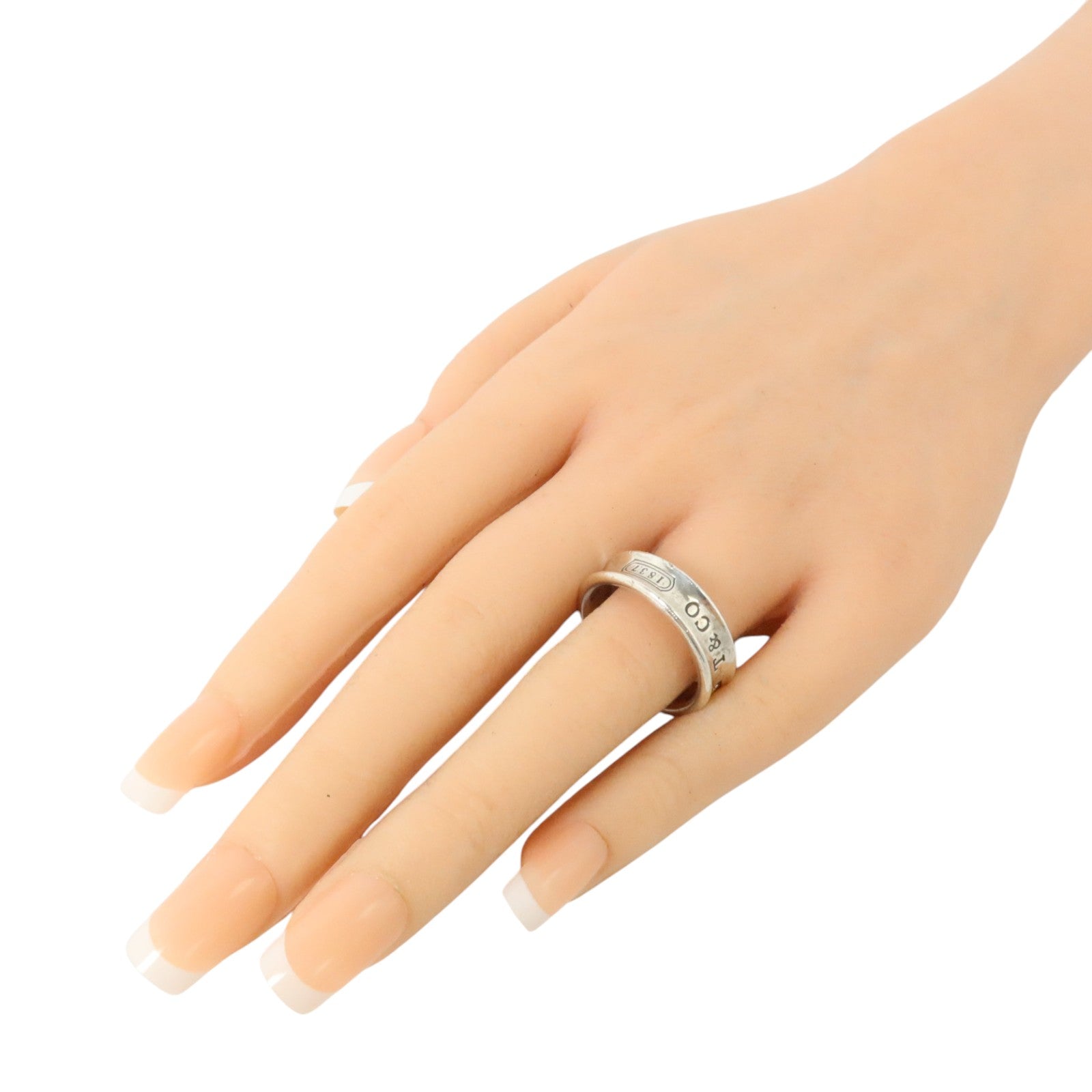 TIFFANY＆CO 925純銀1837 Ring戒指US#9.5