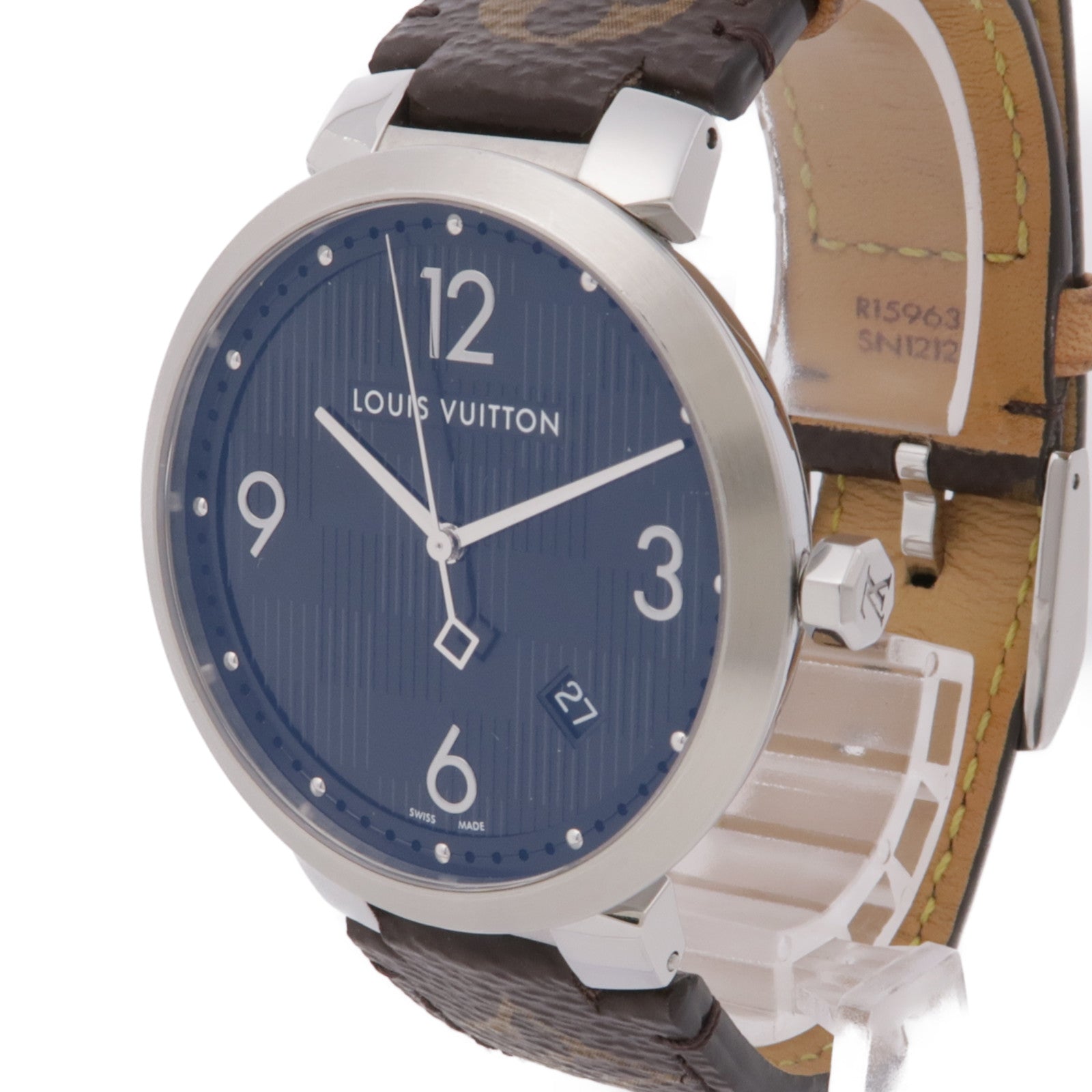 LOUIS VUITTON Tambour Damier Q1D00