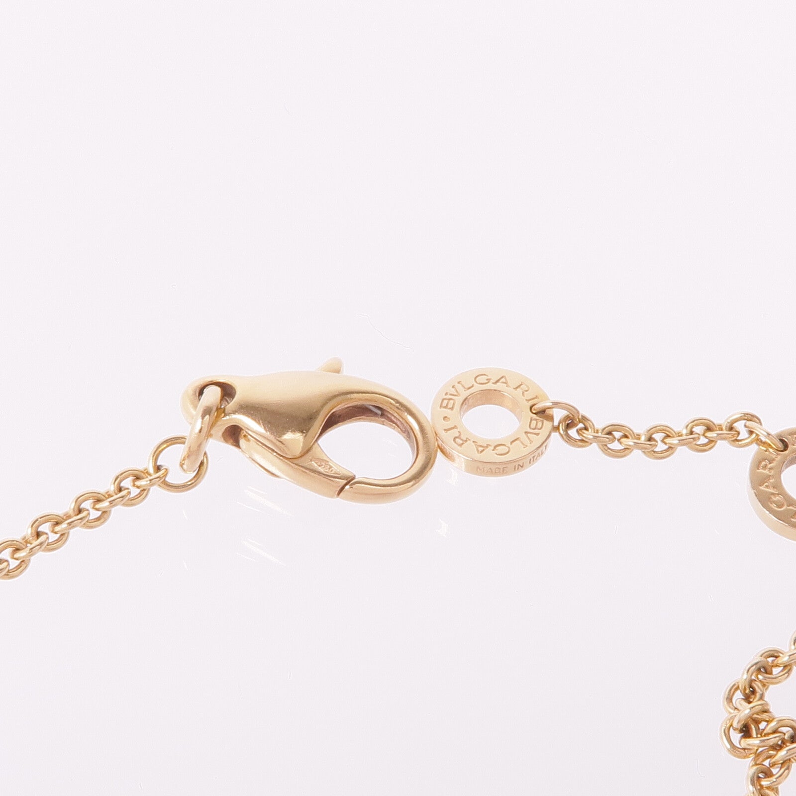 BVLGARI 18K玫瑰金B-zero1 Bracelet陶瓷手鏈