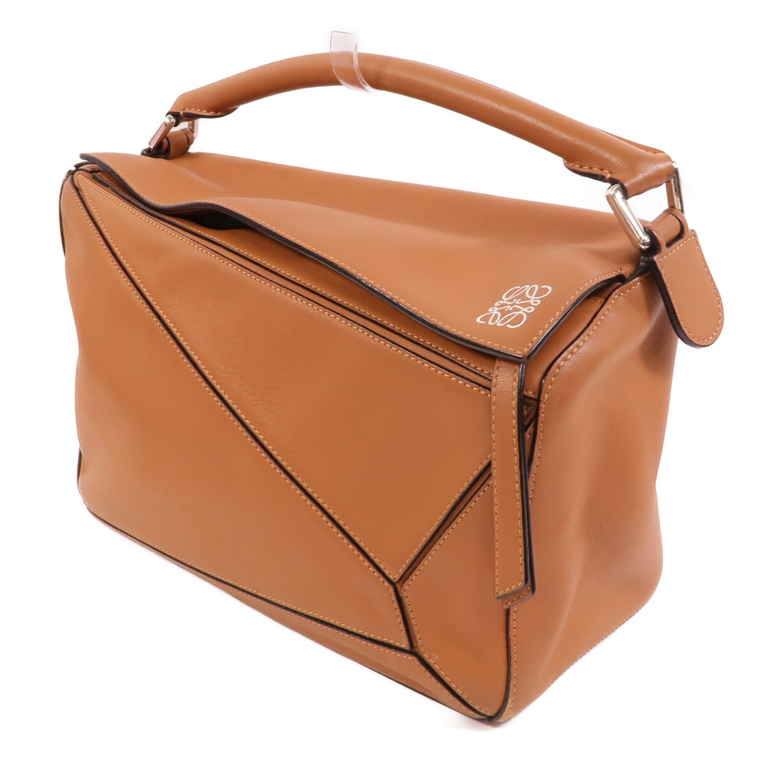 LOEWE 牛皮皮革Puzzle Medium手挽肩背兩用袋