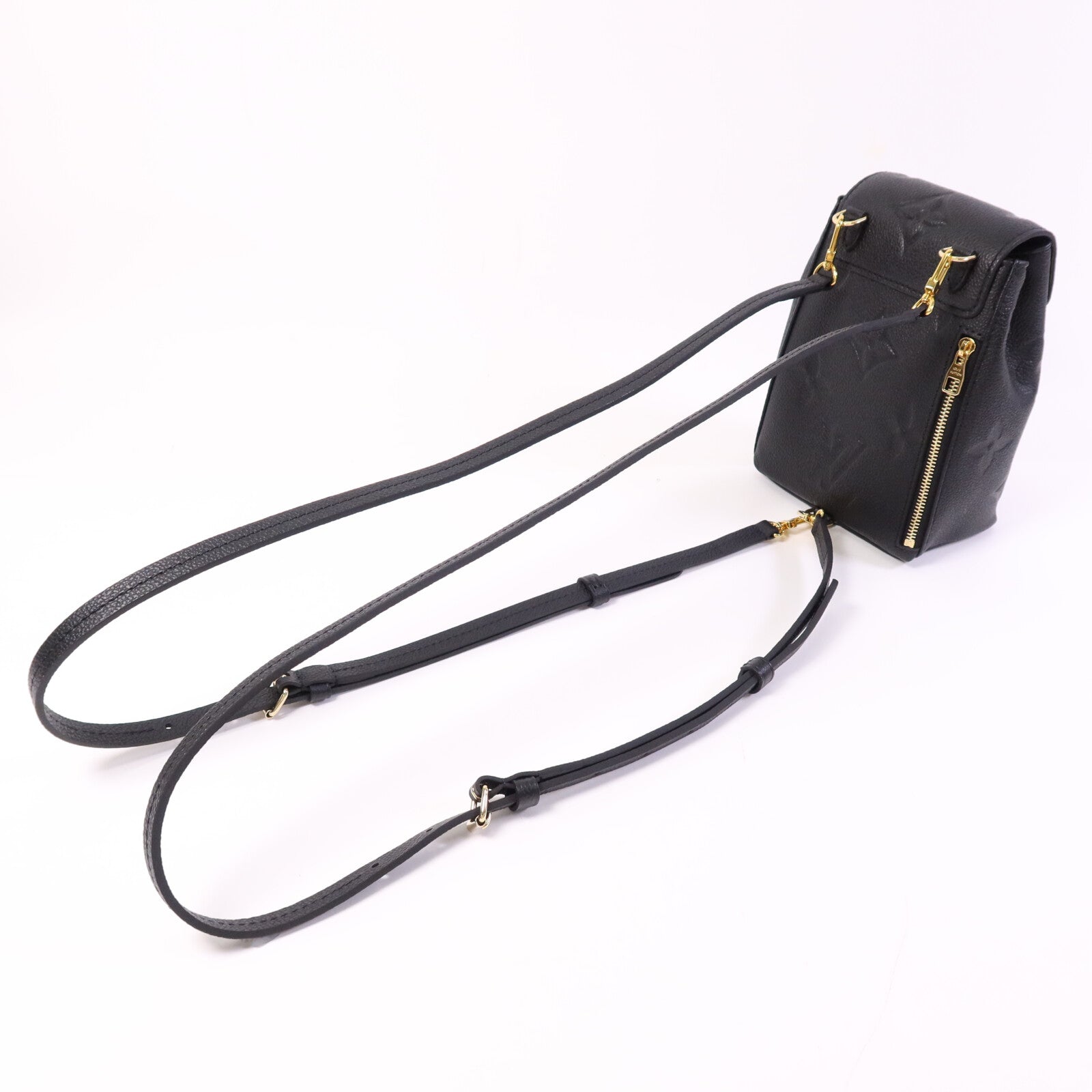 LOUIS VUITTON Monogram Empreinte Tiny Backpack金扣背包