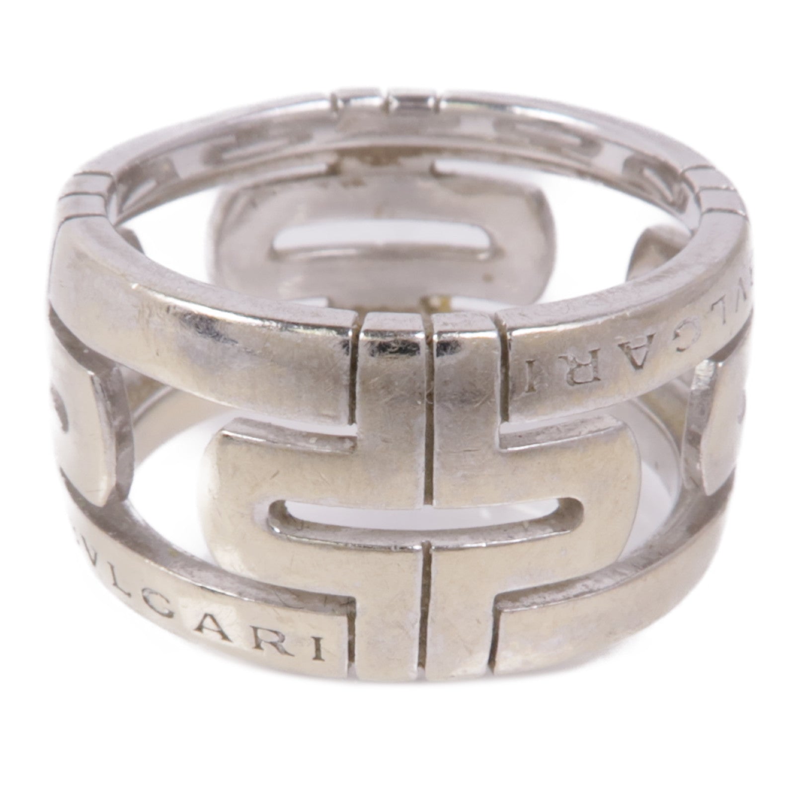 BVLGARI 18K白金Parentesi Ring戒指Bvlgari#57/US#7.5