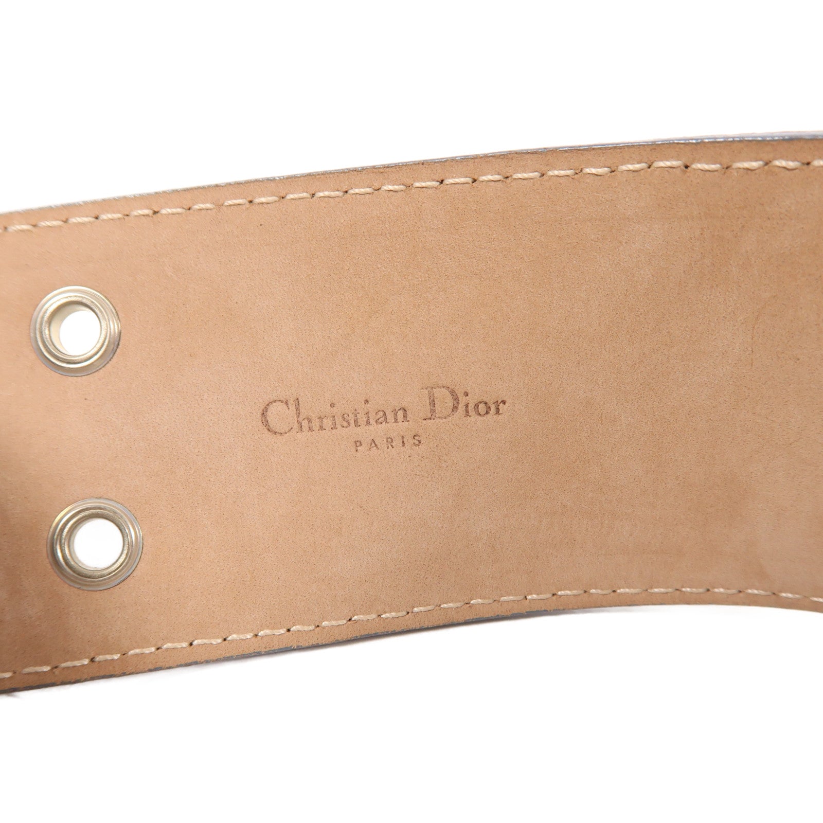 Dior 牛仔布/皮革Belt皮帶