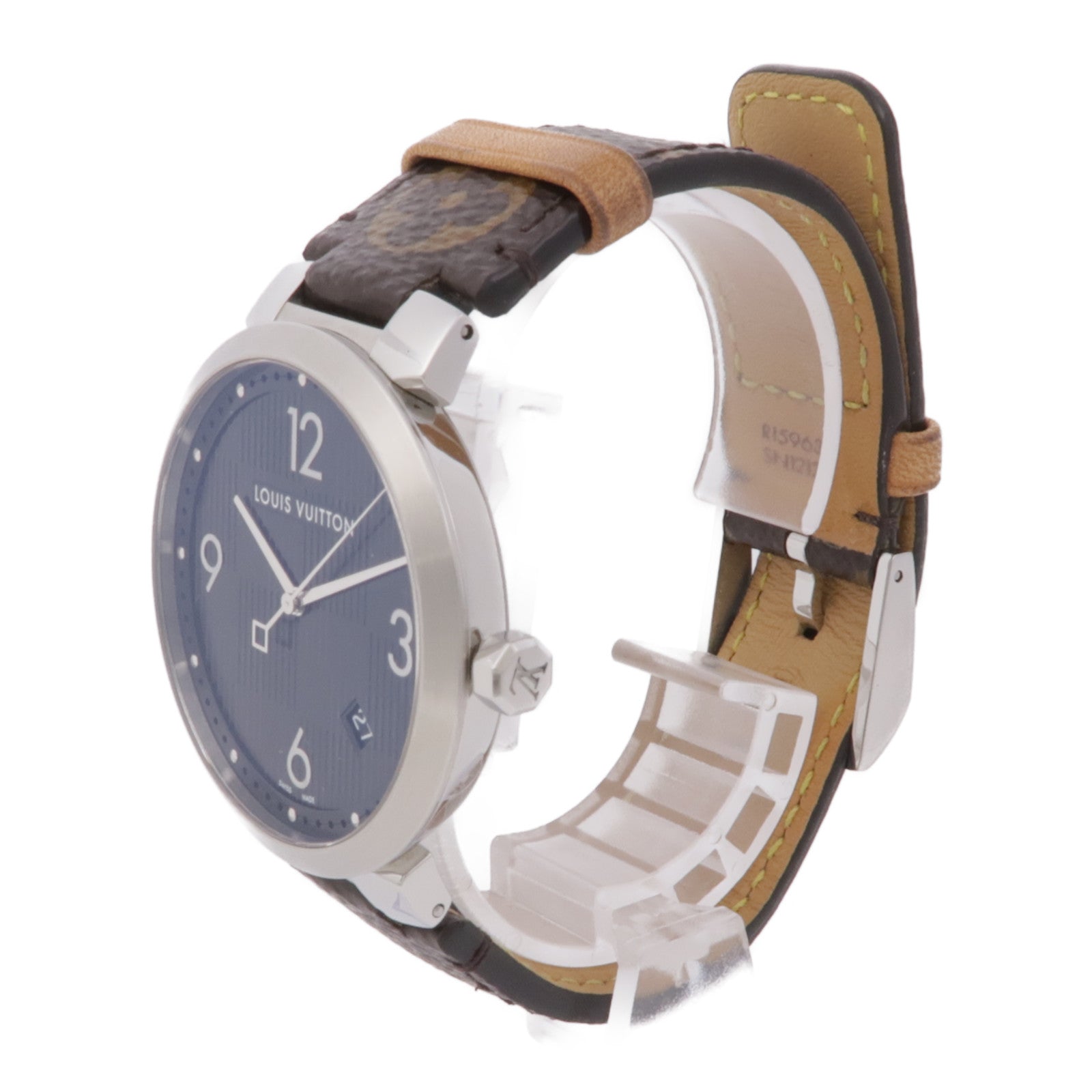 LOUIS VUITTON Tambour Damier Q1D00