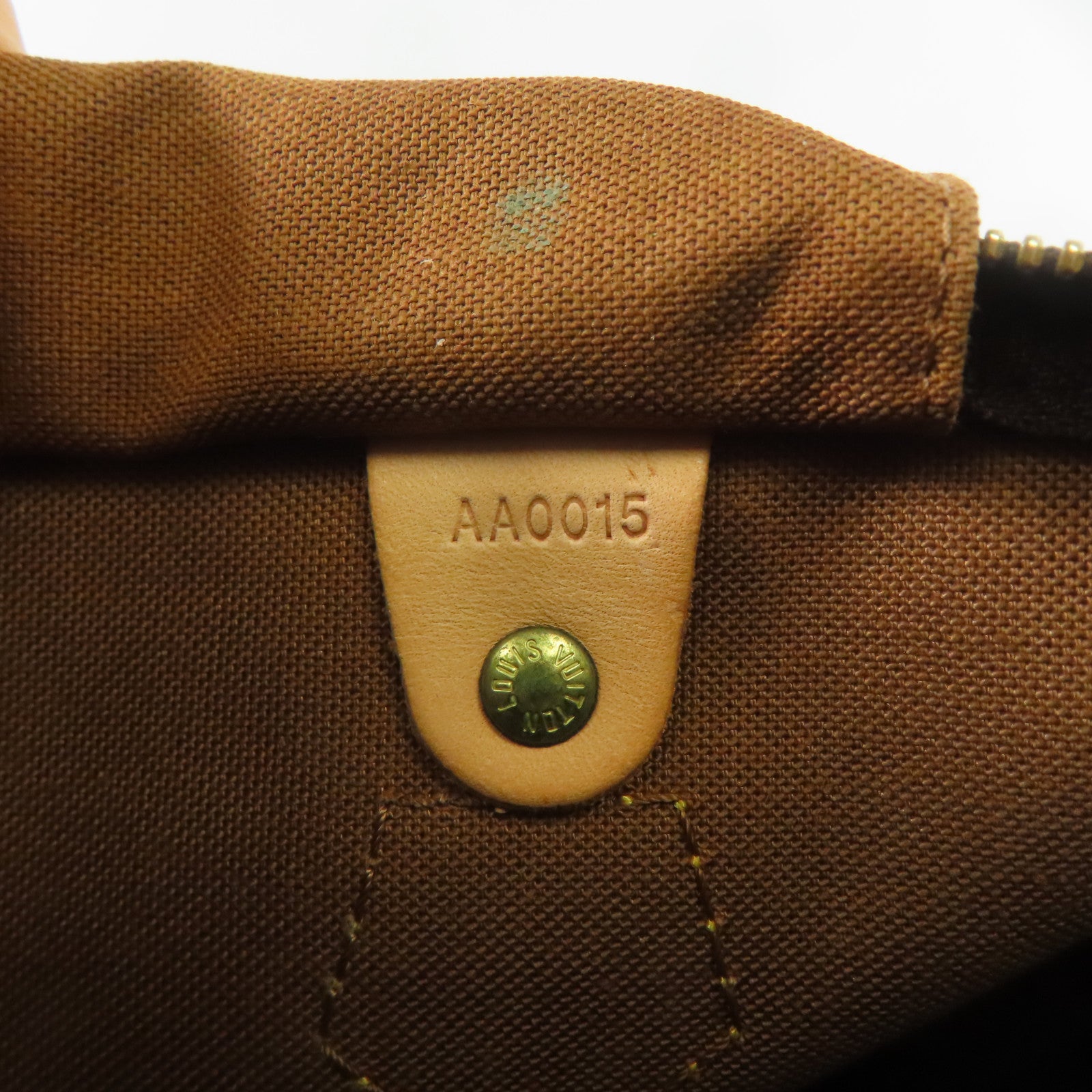 LOUIS VUITTON Monogram Speedy 30金扣手挽袋棕色
