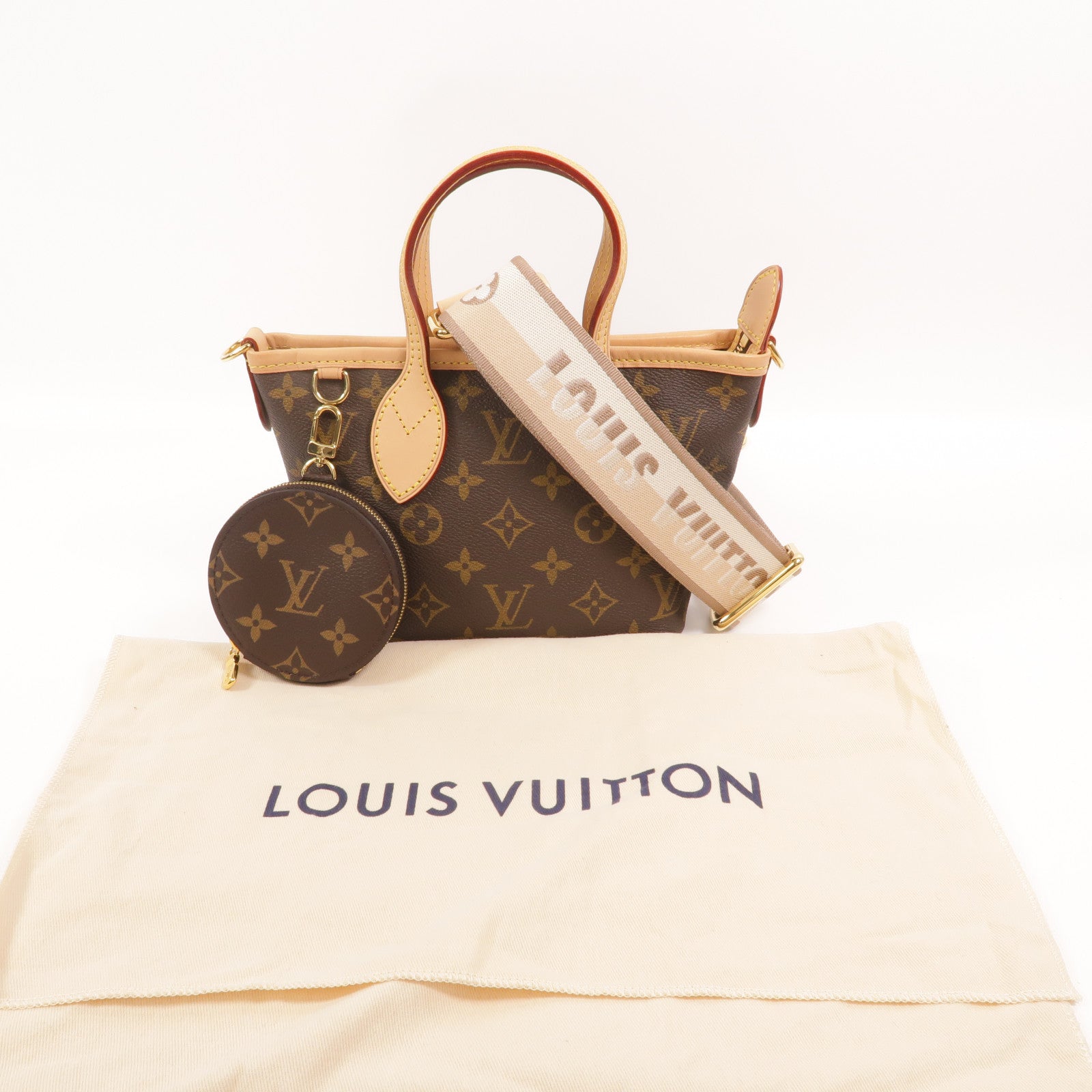 LOUIS VUITTON Monogram Neverfull BB手挽肩背兩用袋