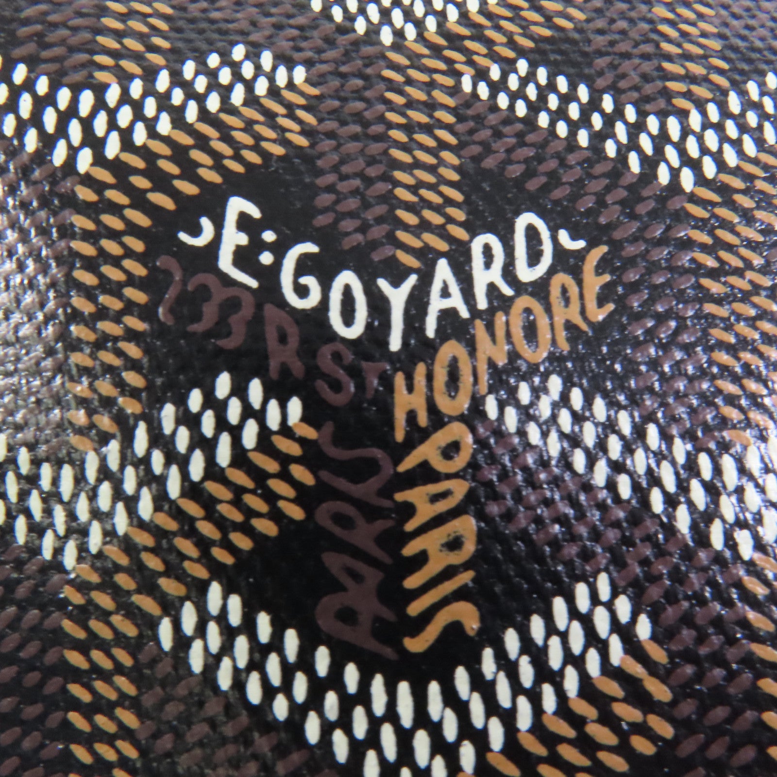 GOYARD 塗層帆布Hardy PM銀扣手挽袋