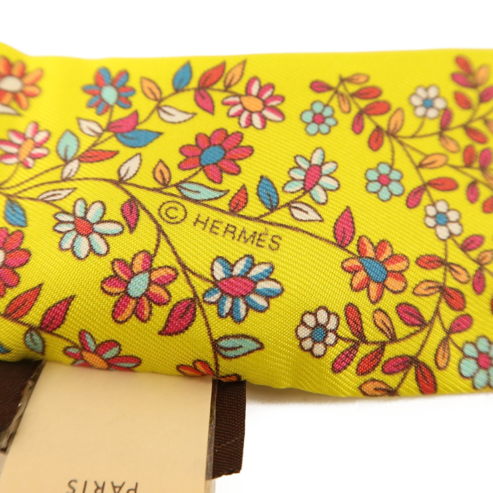 HERMES 絲質Twilly絲巾