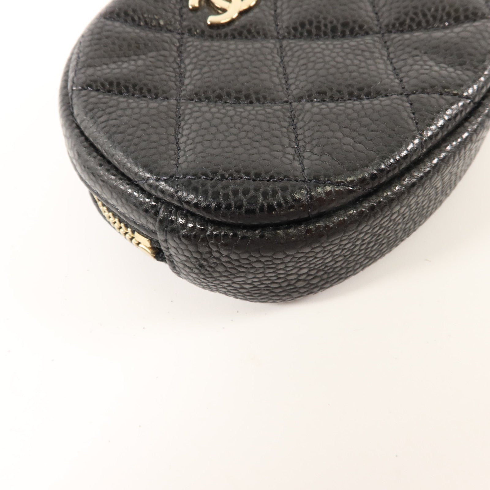 CHANEL 牛皮皮革Classic Round Coin Purse金扣零錢包