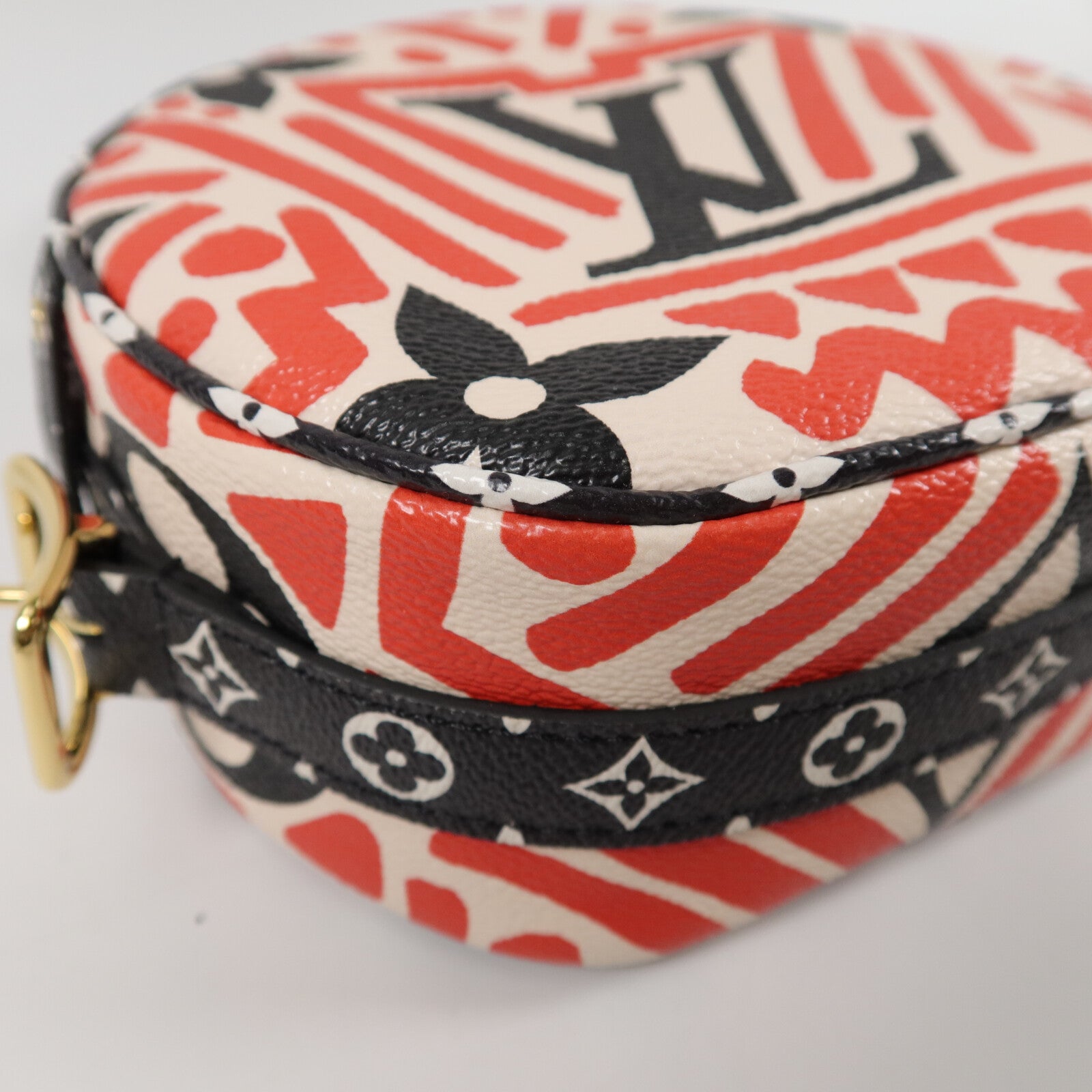 LOUIS VUITTON Monogram Giant Crafty Boite Chapoe Soupe肩背袋