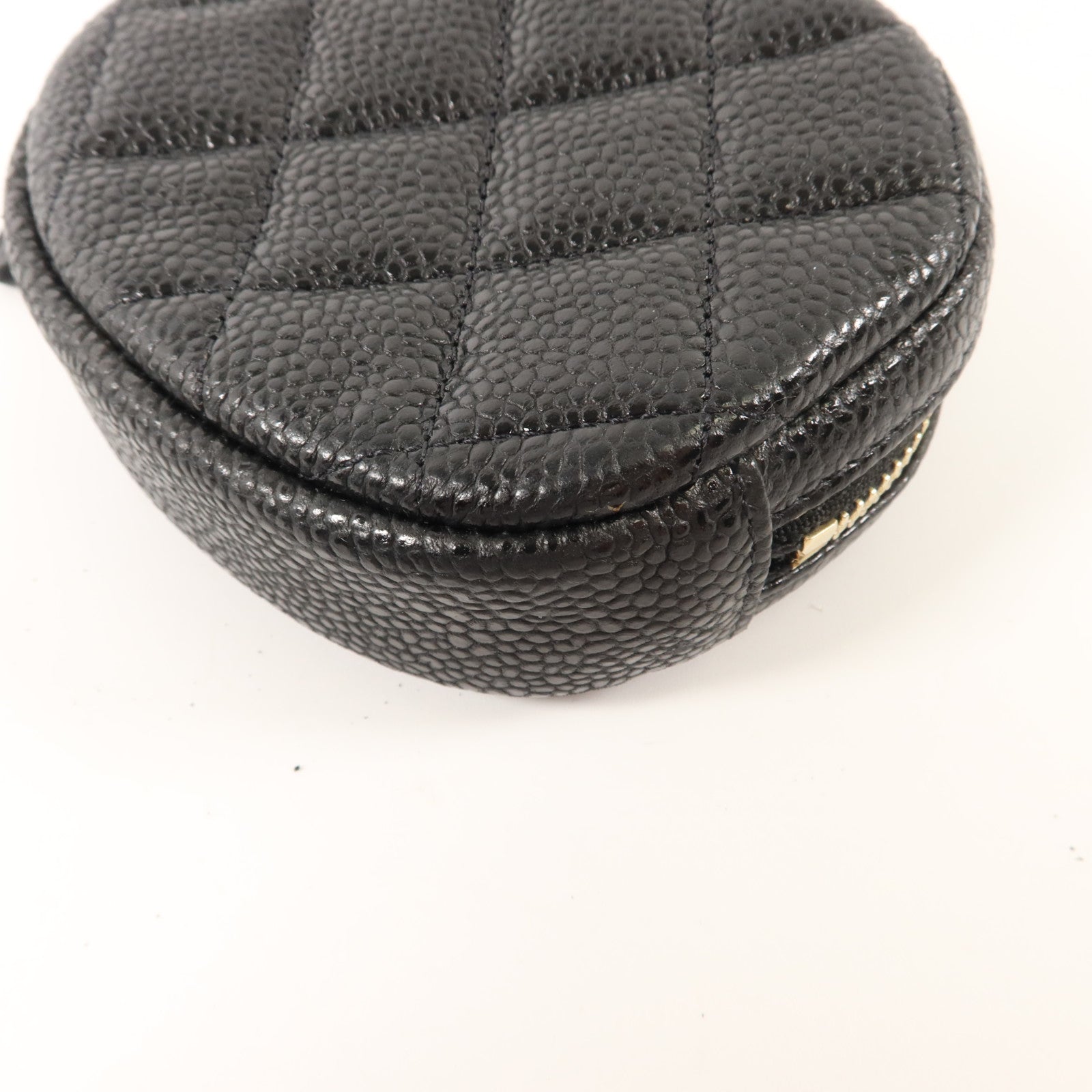 CHANEL 牛皮皮革Classic Round Coin Purse金扣零錢包