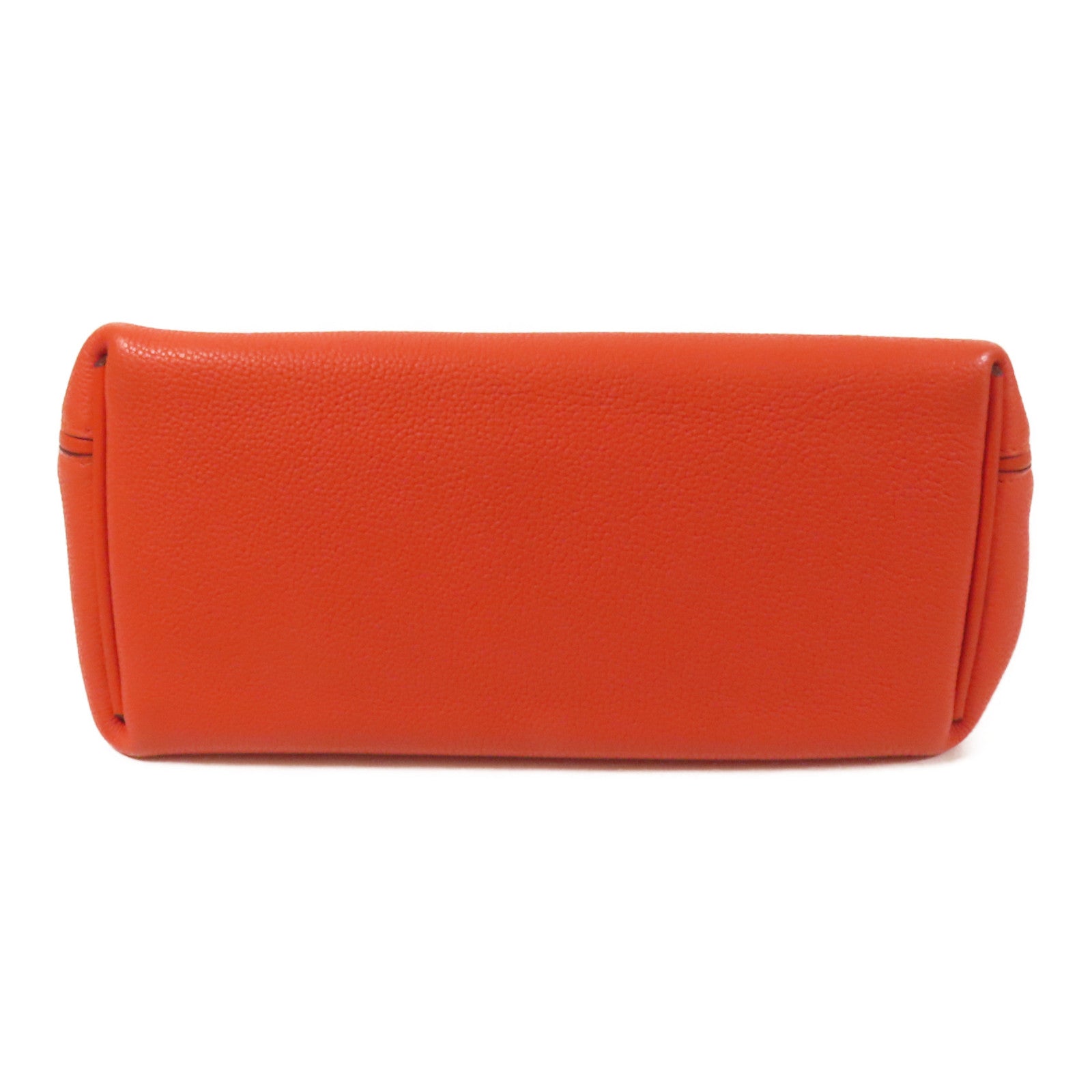 HERMES Clemence皮革24/24 29cm銀扣手挽肩背兩用袋Capucine