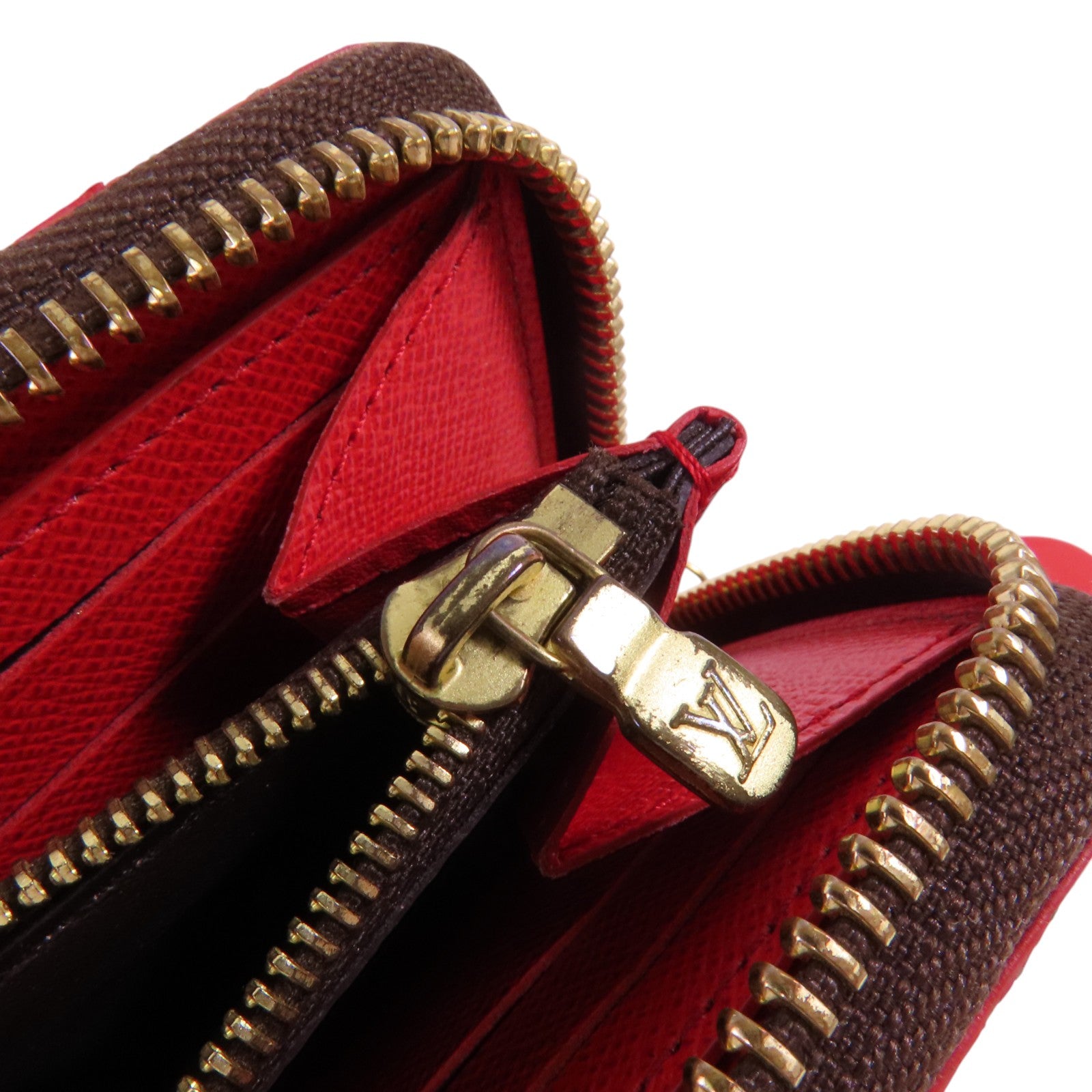 LOUIS VUITTON Monogram Clemence金扣拉鏈長錢包