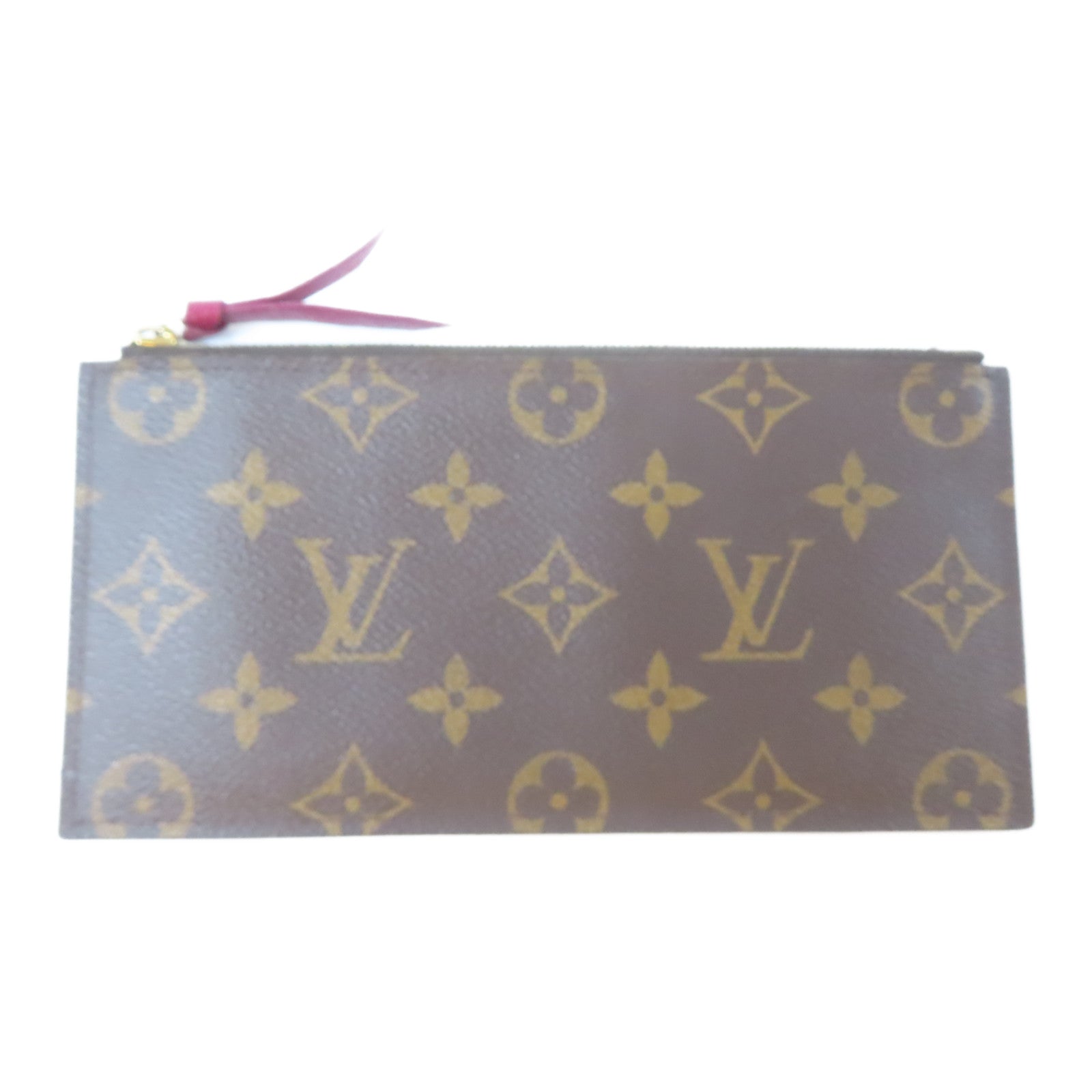 LOUIS VUITTON Monogram Pochette Felicie金扣鏈帶肩背袋啡色
