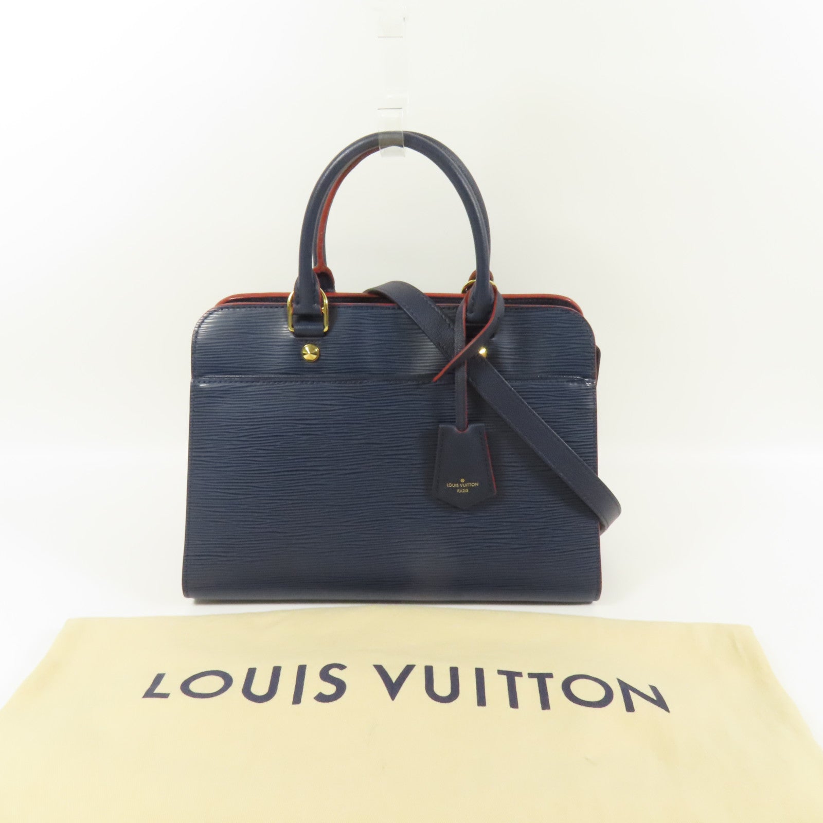 LOUIS VUITTON Epi Veneau MM金扣手挽肩背兩用袋