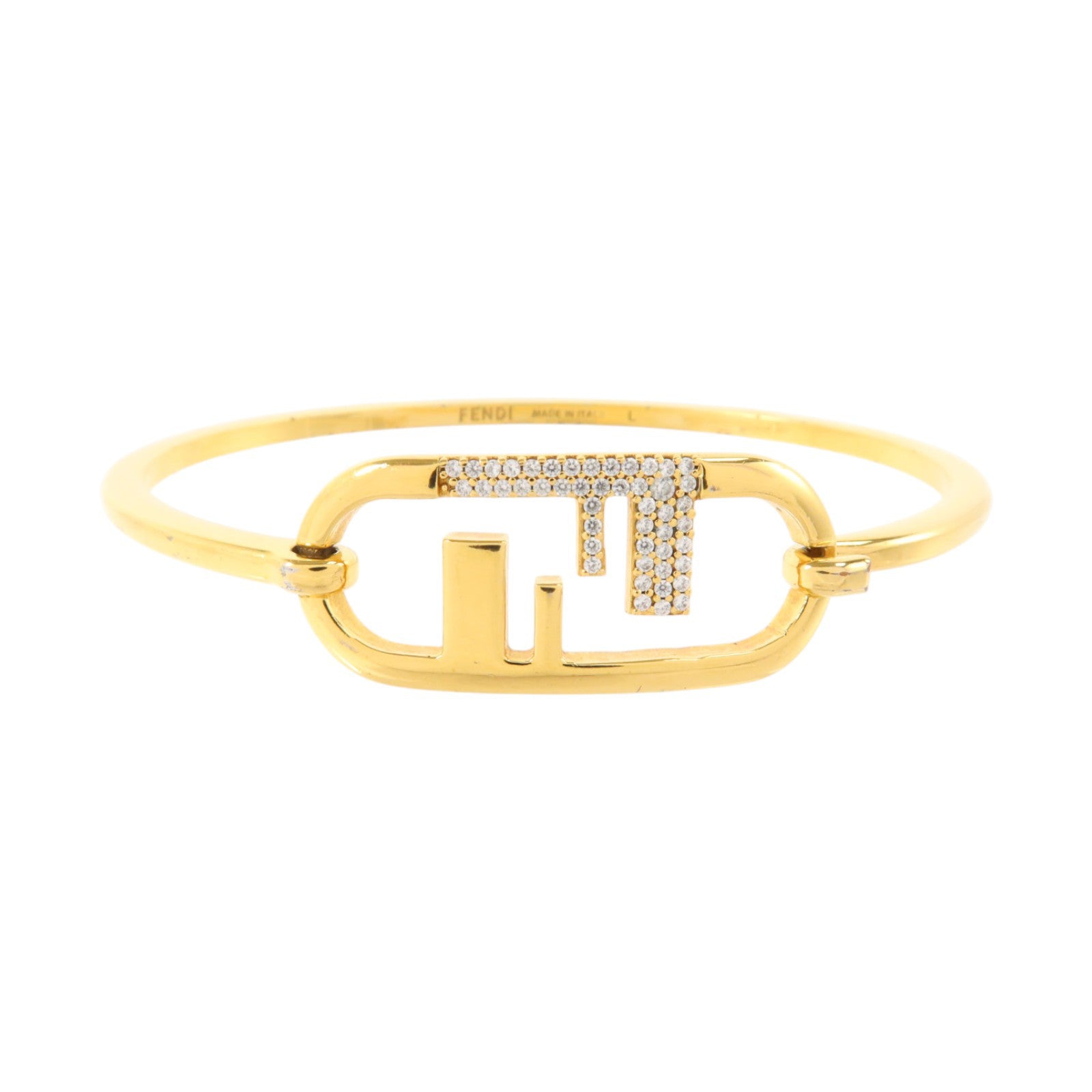 FENDI 金屬O'Lock Bangle(L)手鐲