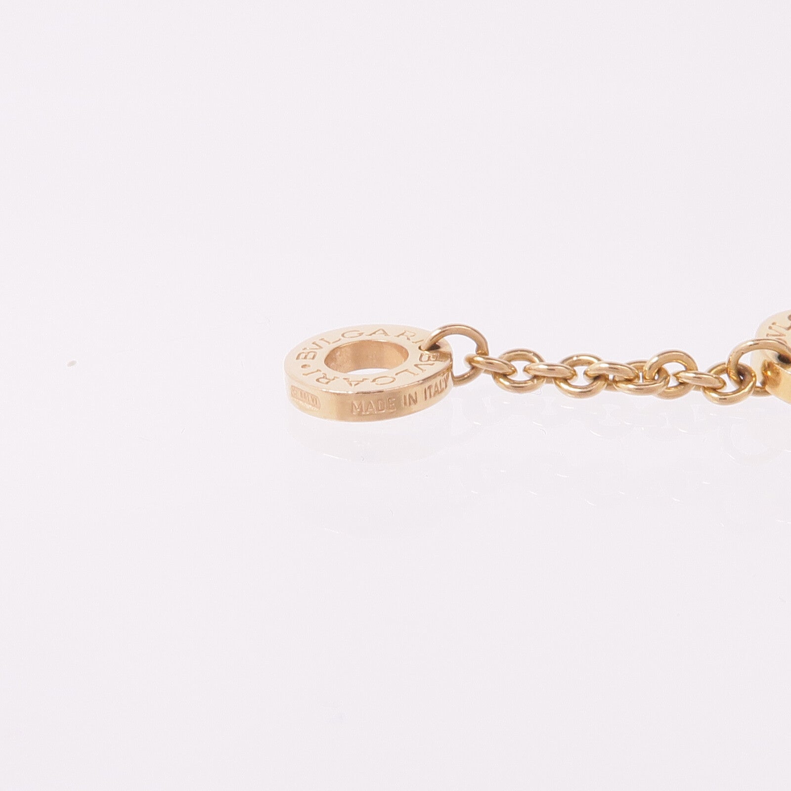 BVLGARI 18K玫瑰金B-zero1 Bracelet陶瓷手鏈