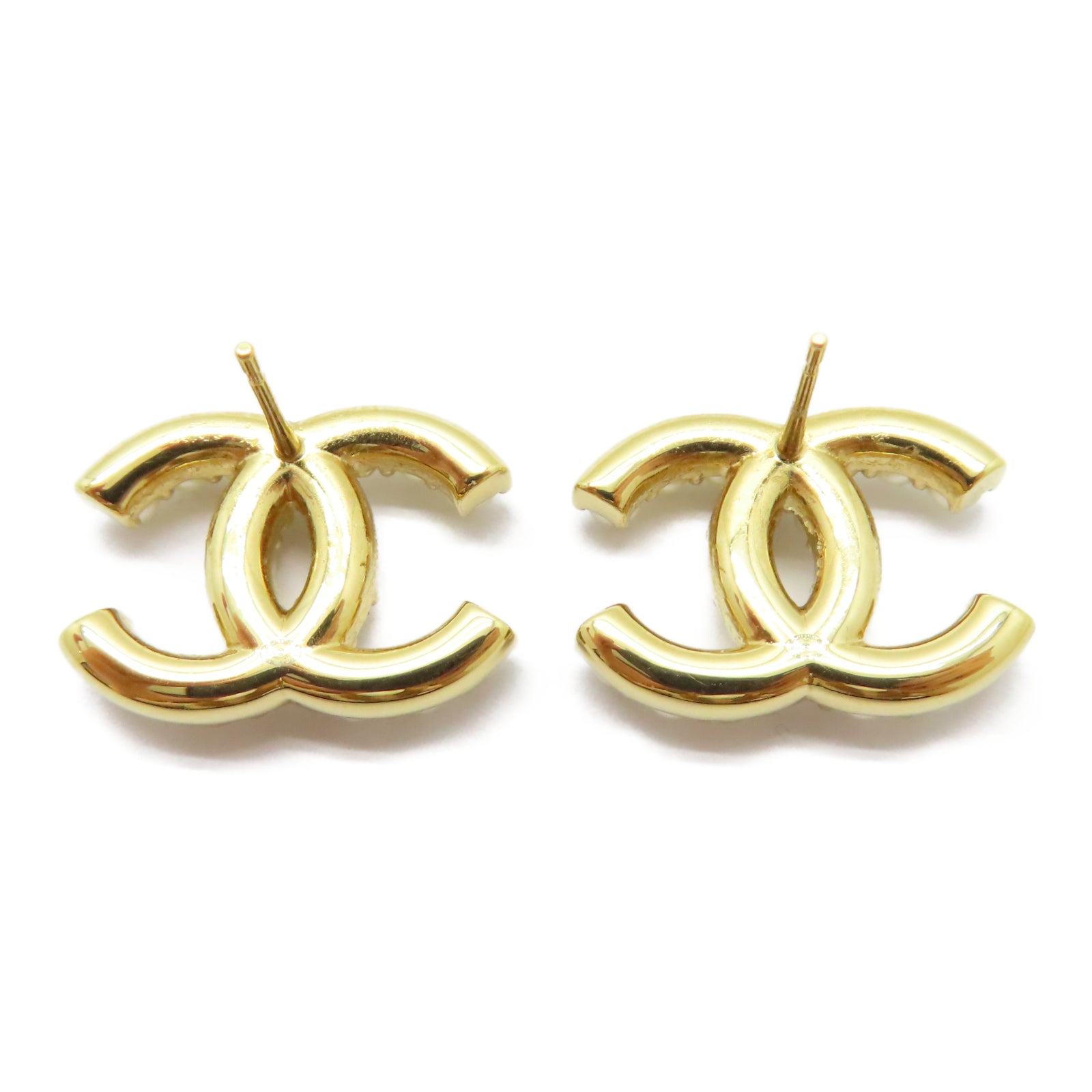 CHANEL 金屬Earrings耳環金色
