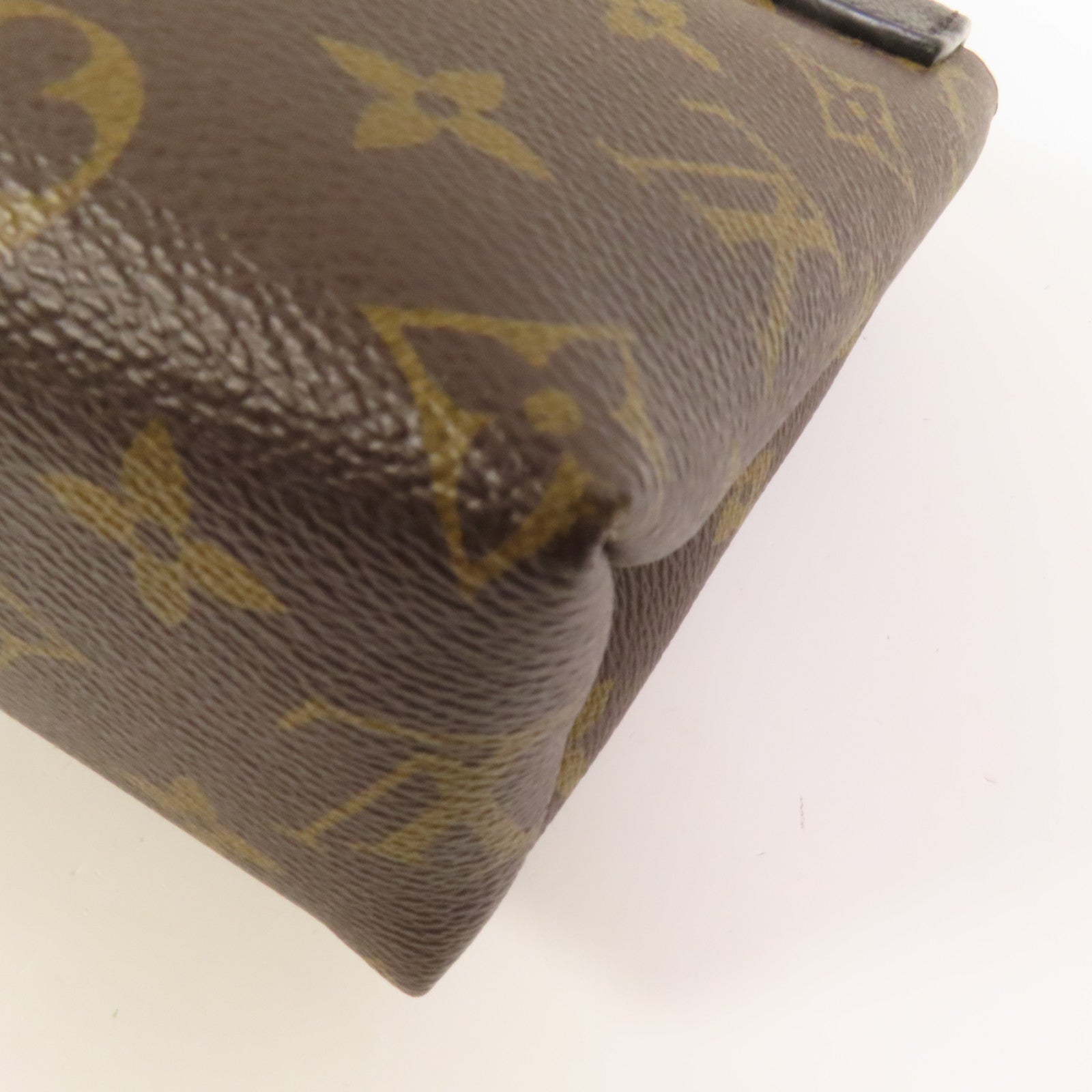 LOUIS VUITTON Monogram Saint Placide金扣肩背袋棕色/色