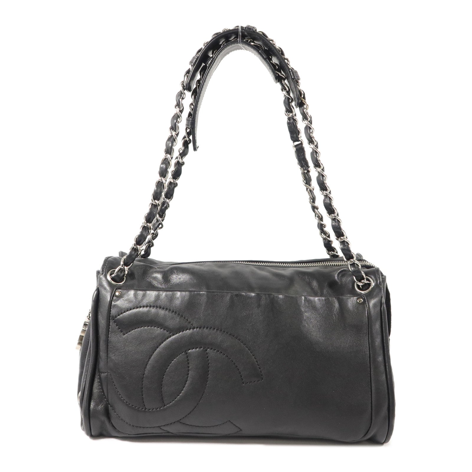 CHANEL 羊皮皮革Chain Shoulder Bag鏈帶肩背袋