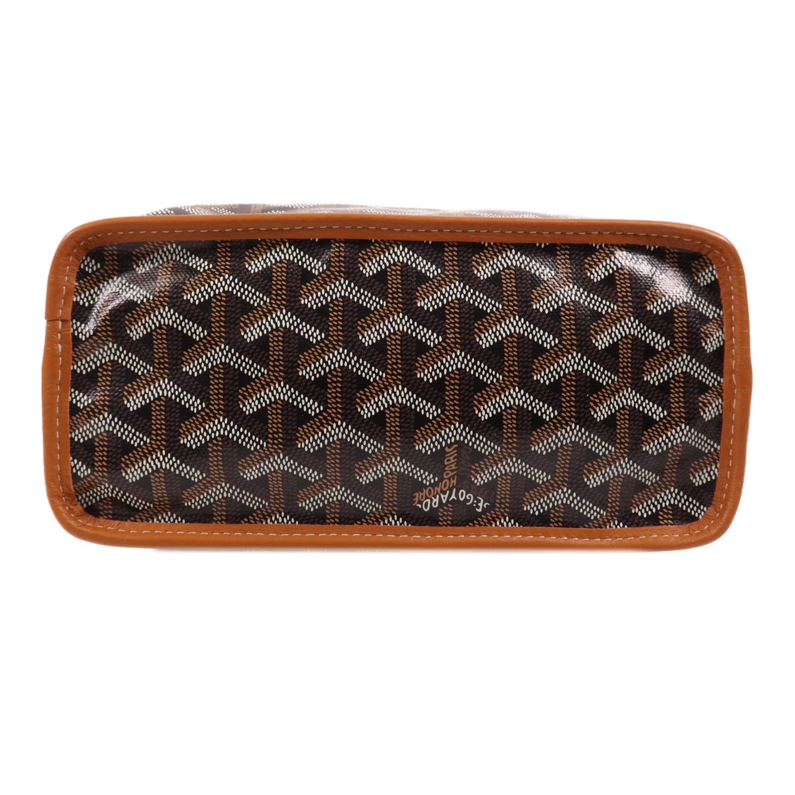 GOYARD 塗層帆布Anjou Mini Bag銀扣手挽袋