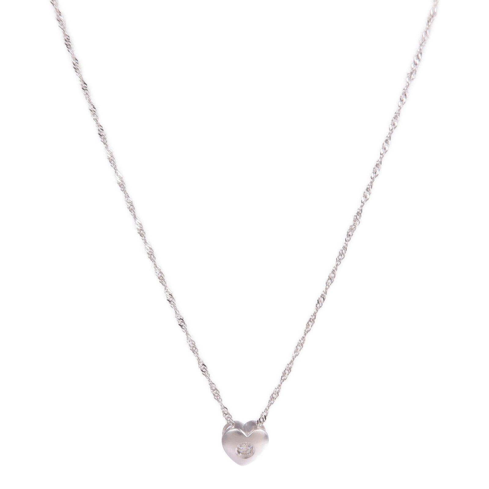 JEWELRY 18K白金Diamond Necklace鑽石項鍊