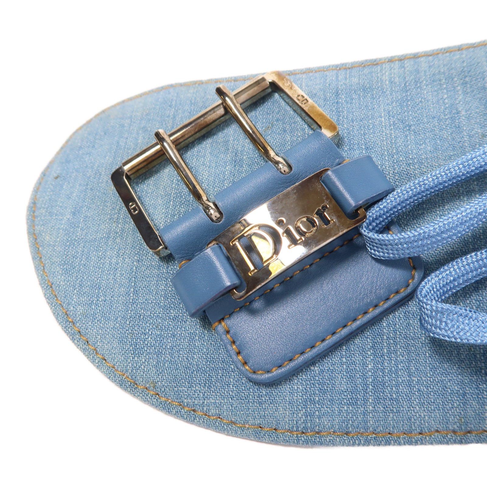 Dior 牛仔布/皮革Belt皮帶