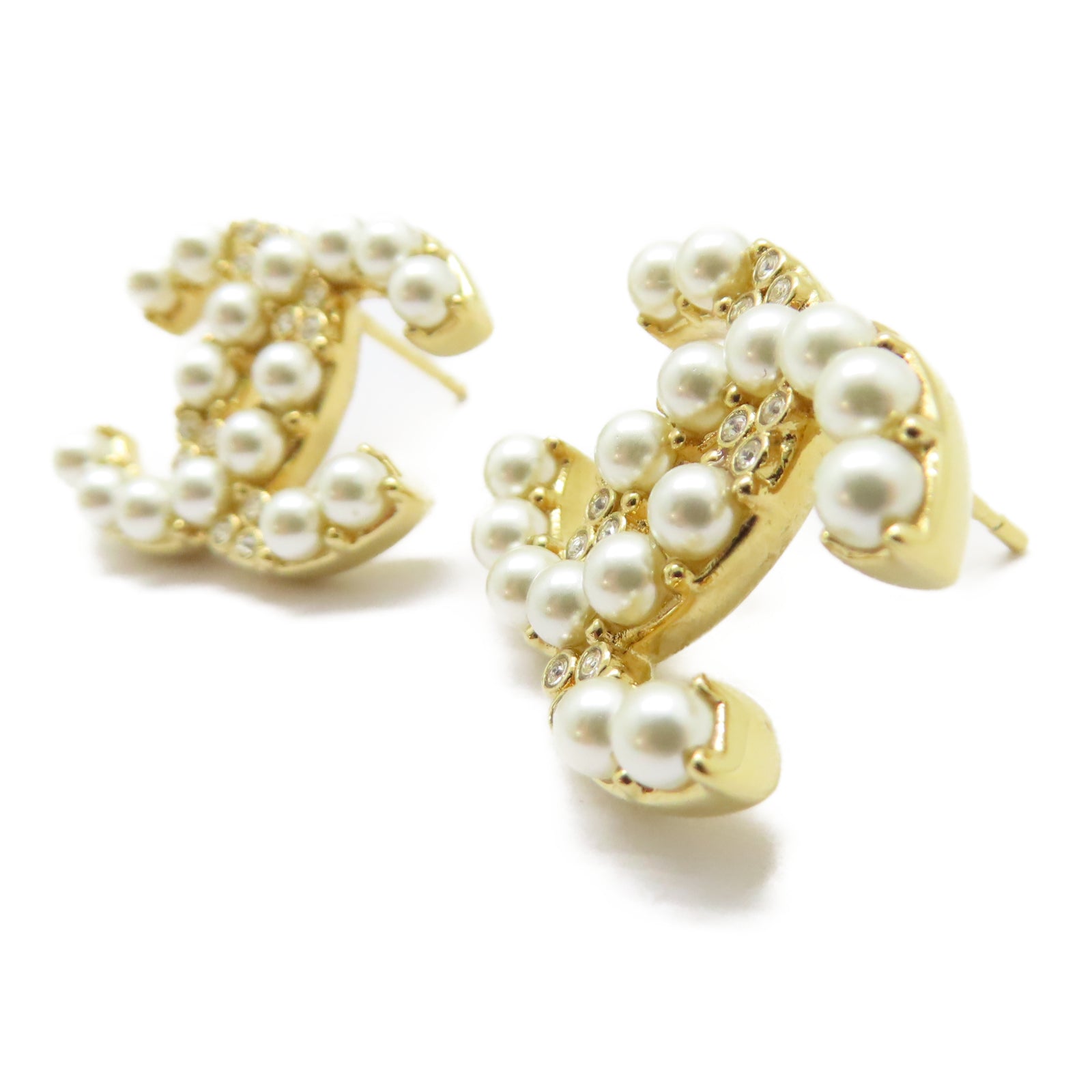 CHANEL 金屬Earrings耳環金色