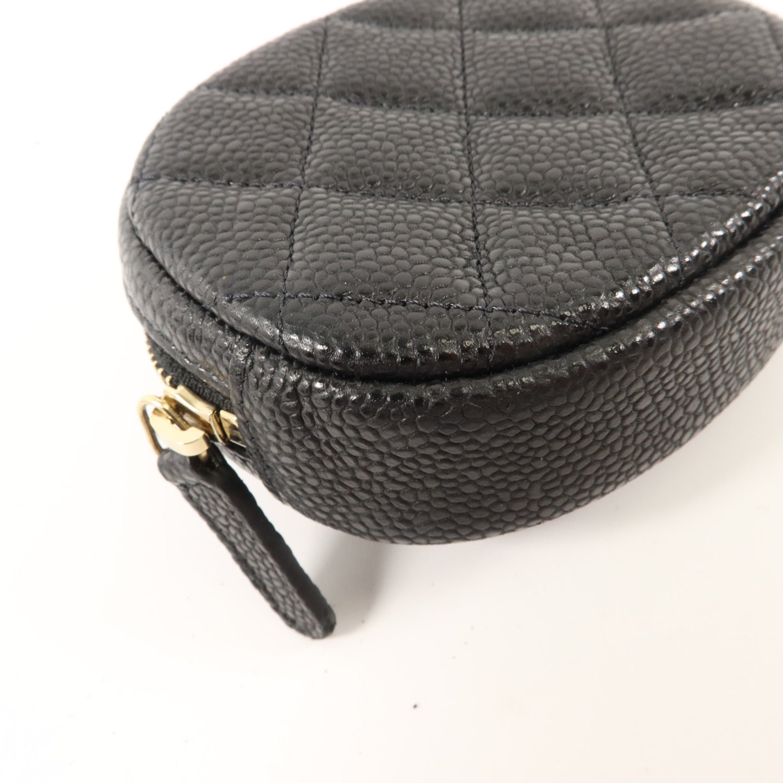 CHANEL 牛皮皮革Classic Round Coin Purse金扣零錢包