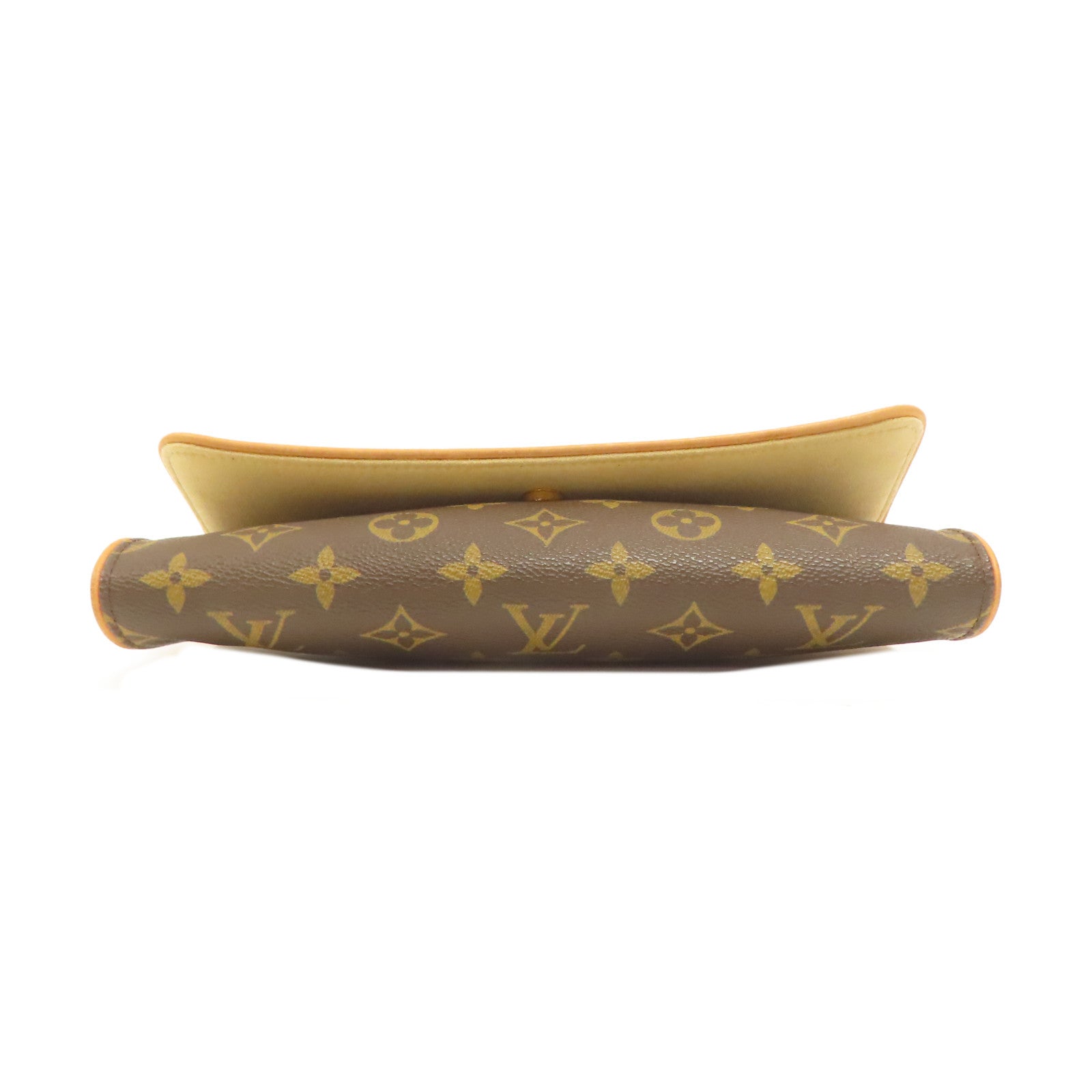 LOUIS VUITTON 【激減優惠】Monogram Pochette Twin GM金扣肩背袋啡色