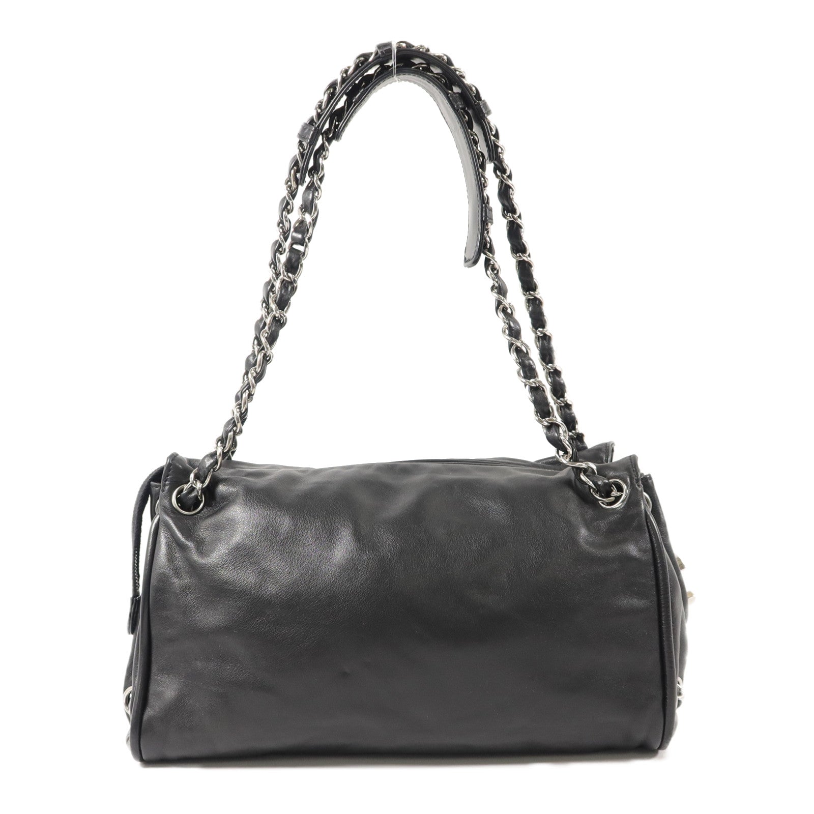 CHANEL 羊皮皮革Chain Shoulder Bag鏈帶肩背袋