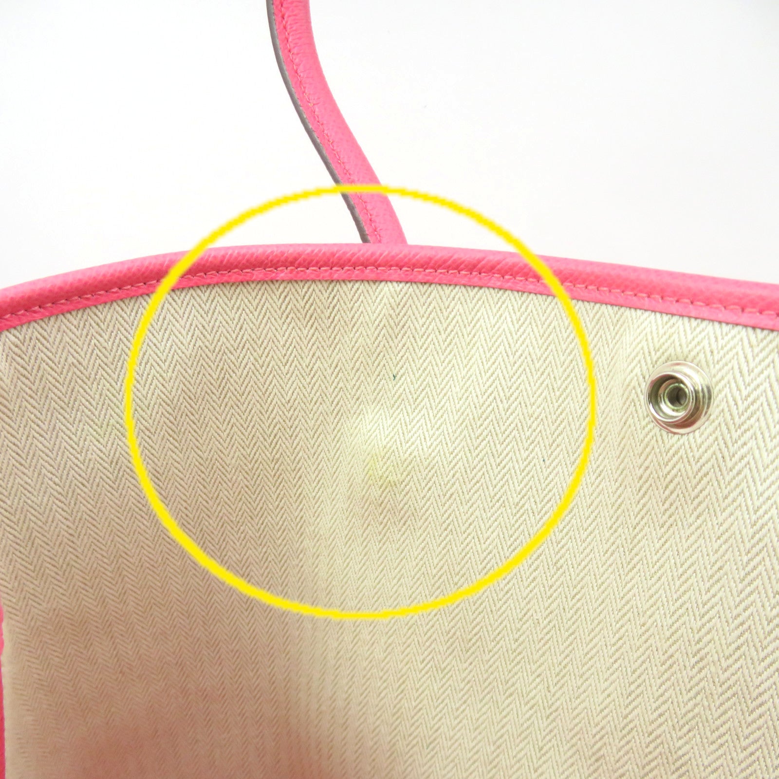 HERMES 【激減優惠】Epsom皮革Garden Party PM Tote Bag手挽袋粉紅色