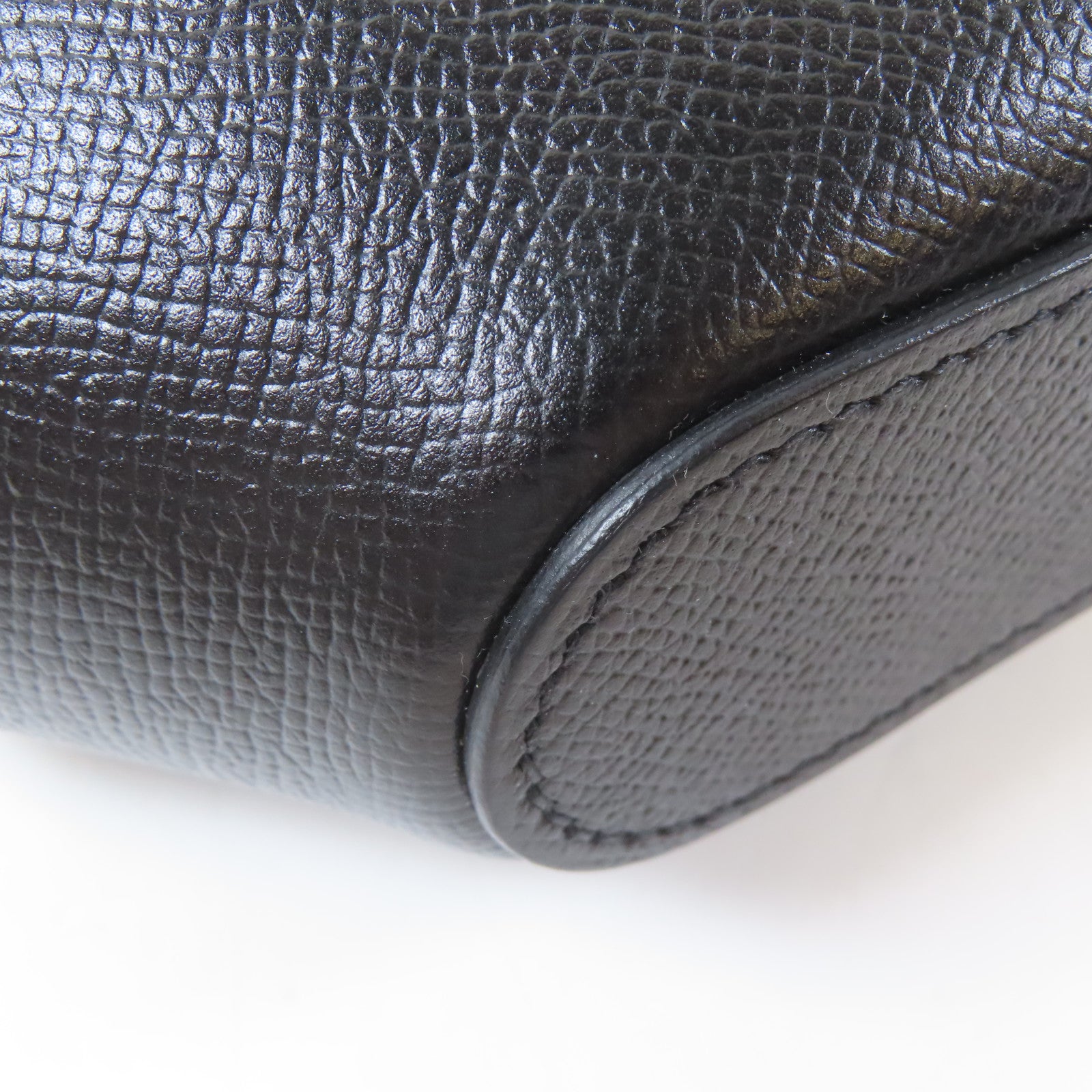 HERMES Epsom皮革Octogone 23銀扣肩背袋Noir/經典黑色