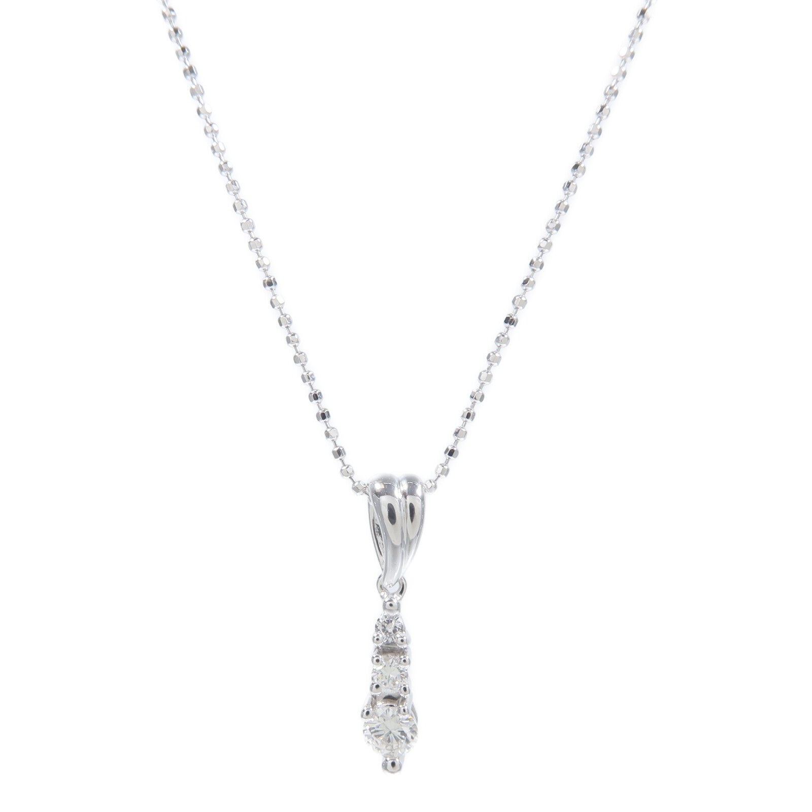 JEWELRY PT900鉑金/18K白金Diamond Necklace鑽石項鍊