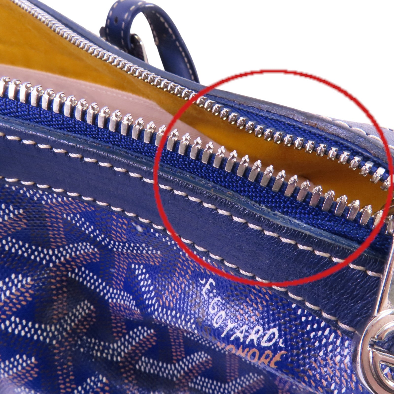 GOYARD 塗層帆布Boeing 30銀扣手挽袋