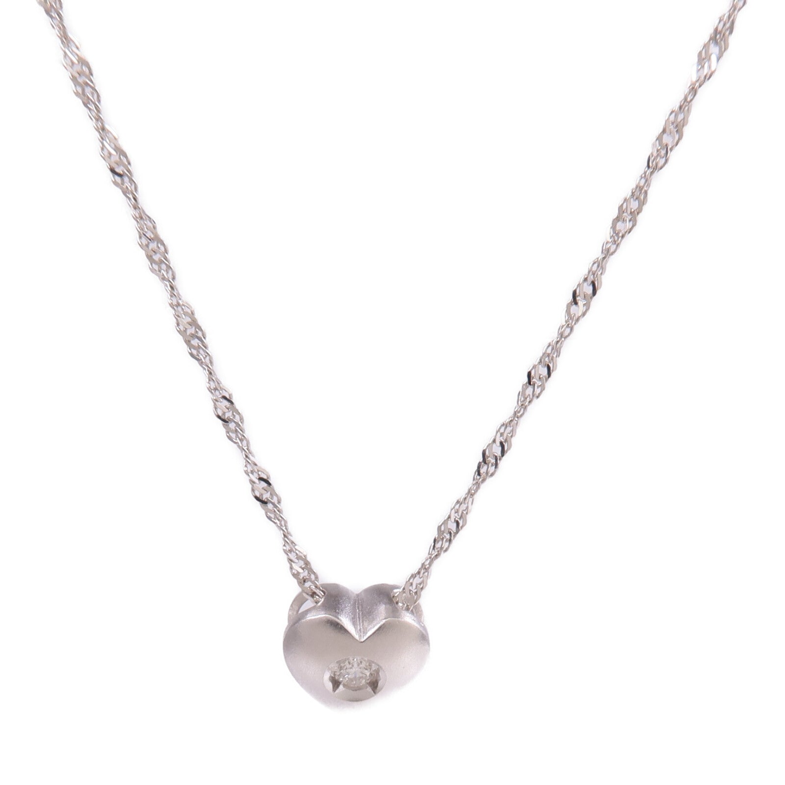JEWELRY 18K白金Diamond Necklace鑽石項鍊