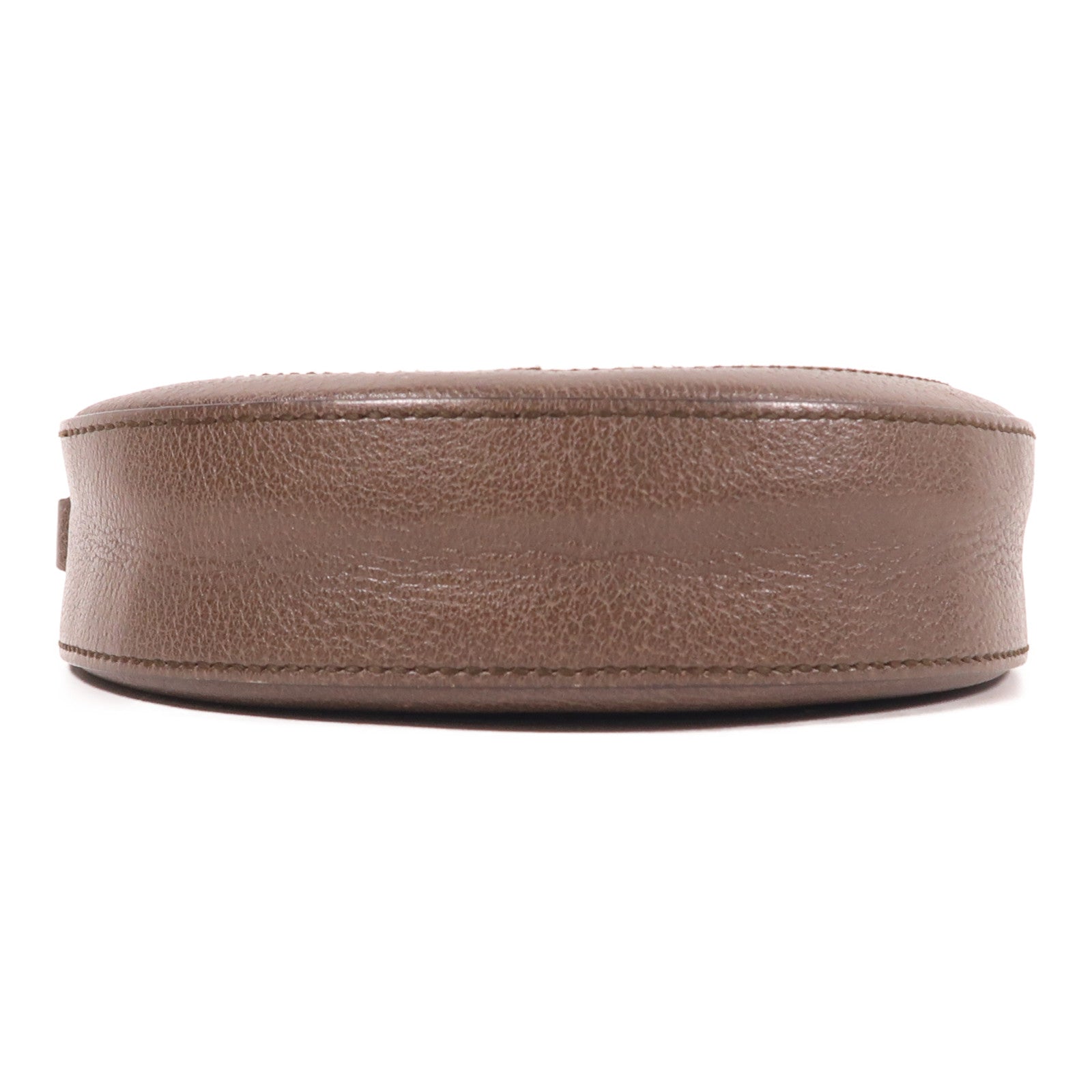 GUCCI 塗層帆布Ophidia GG Shoulder Bag金扣鏈帶肩背袋棕色