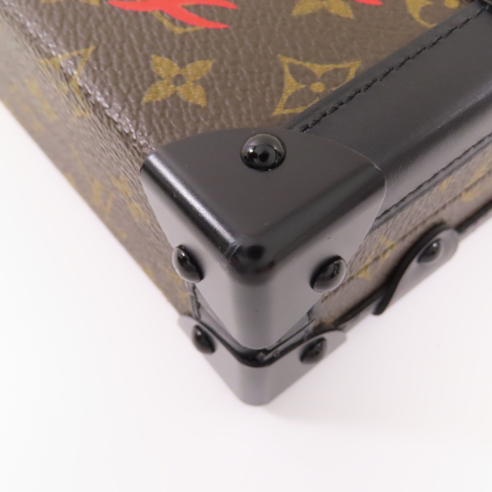 LOUIS VUITTON Monogram Petite Malle金扣肩背袋