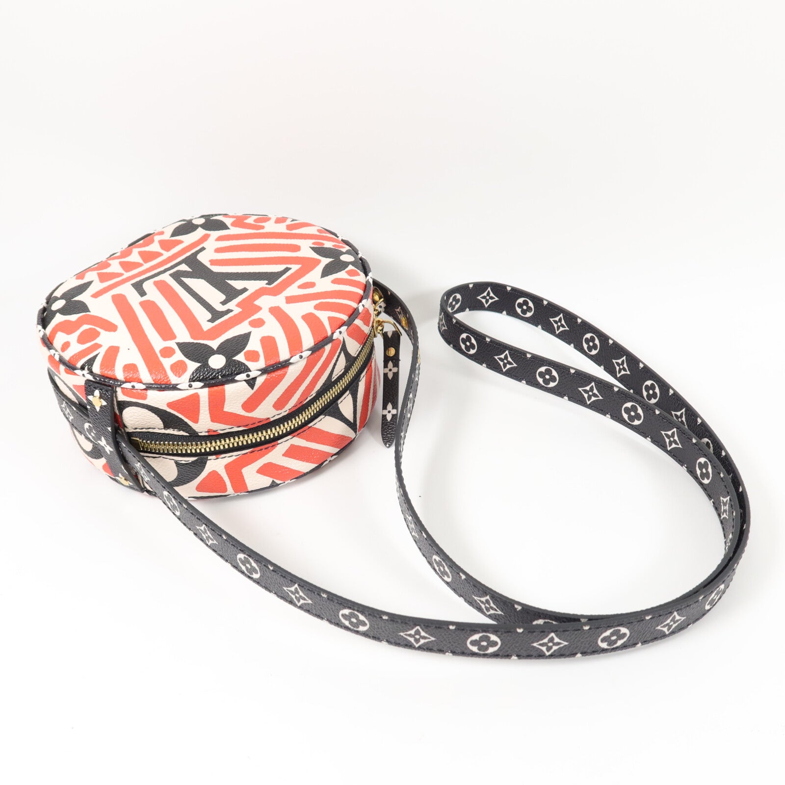 LOUIS VUITTON Monogram Giant Crafty Boite Chapoe Soupe肩背袋