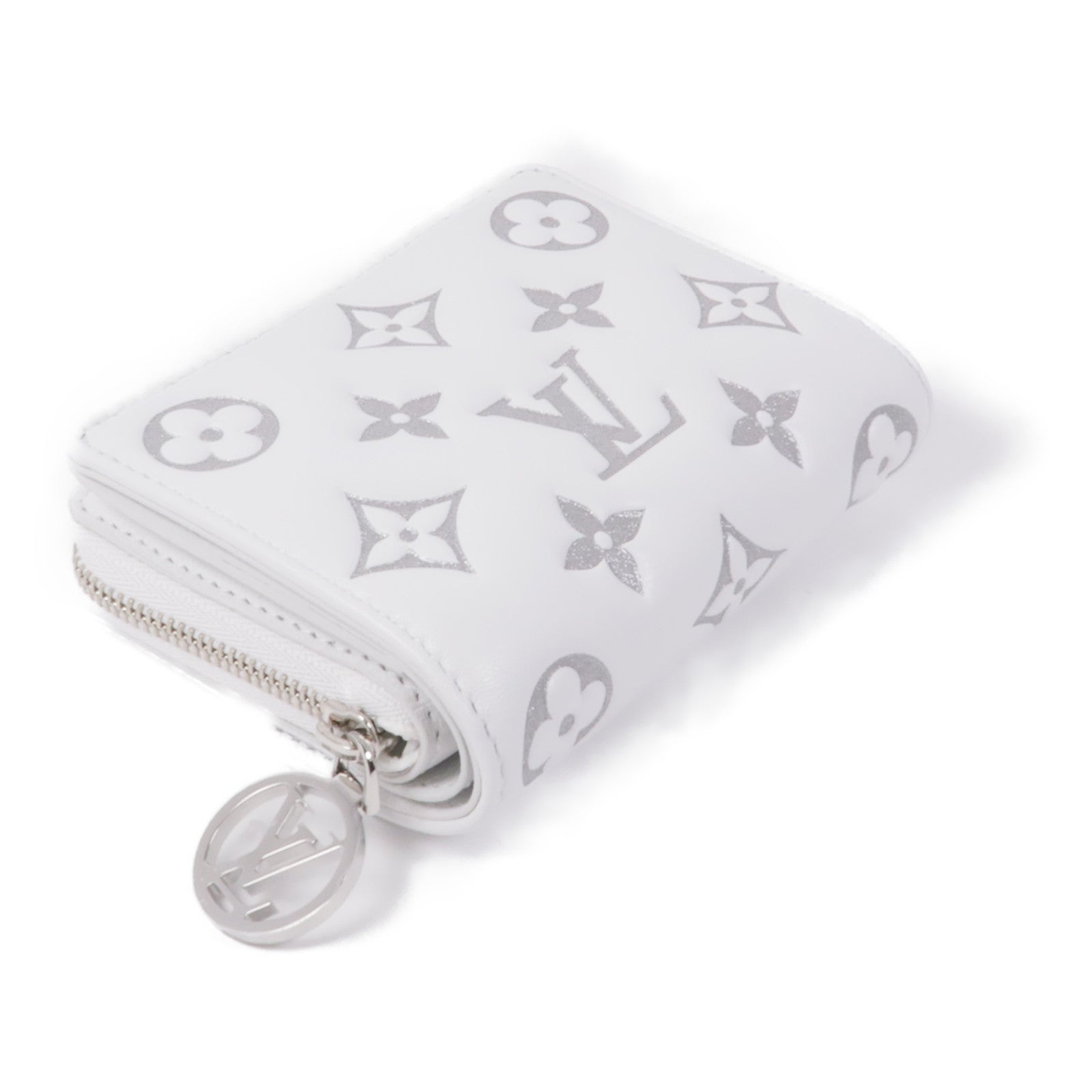 LOUIS VUITTON Monogram Embossed Portefeuille Wallet銀扣錢包