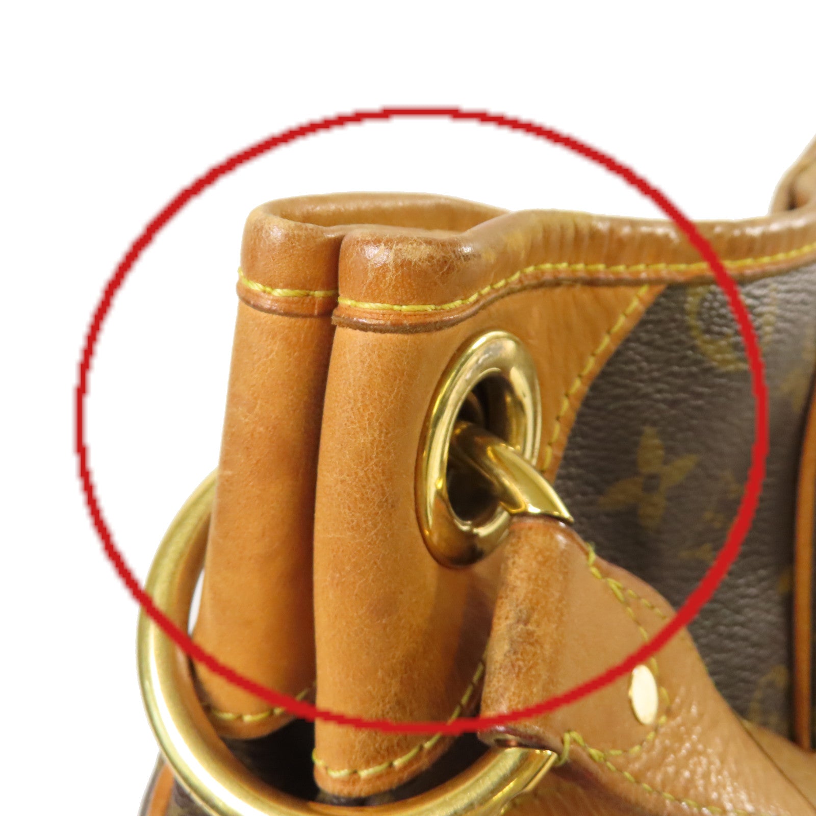LOUIS VUITTON 【清倉大減價】Monogram Galliera PM Shoulder Bag金扣肩背袋啡色