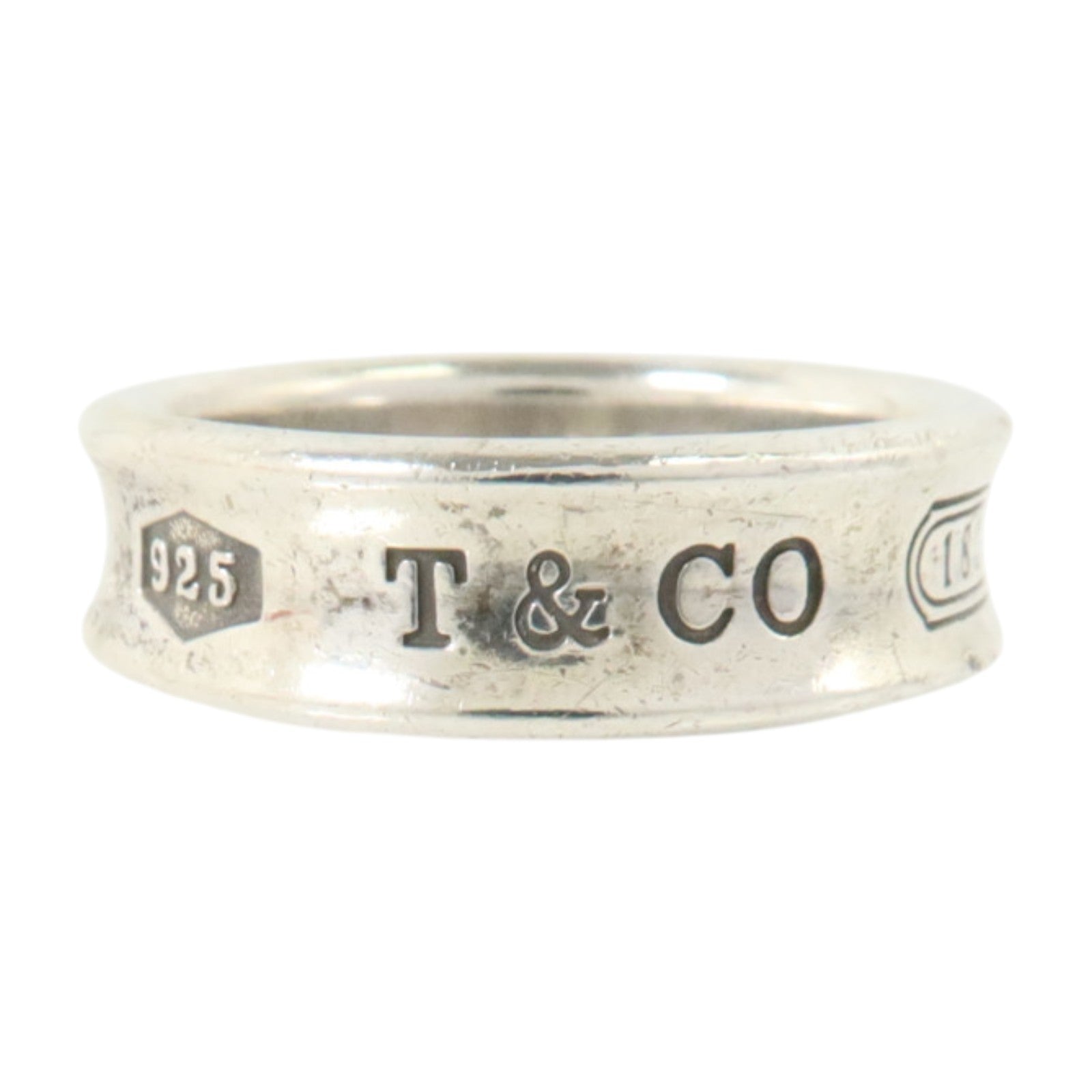 TIFFANY＆CO 925純銀1837 Ring戒指US#9.5